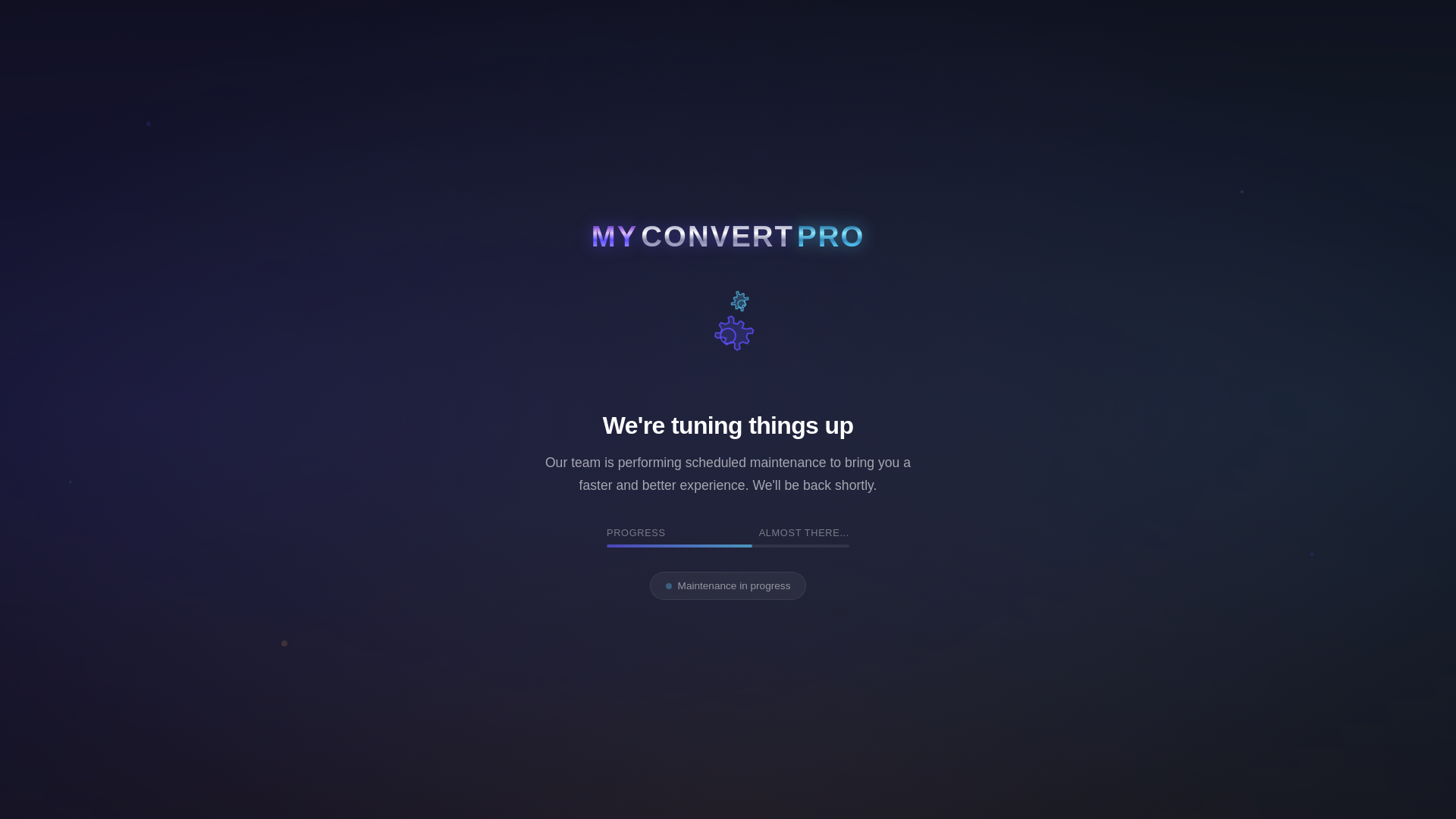website screenshot of https://myconvertpro.com/