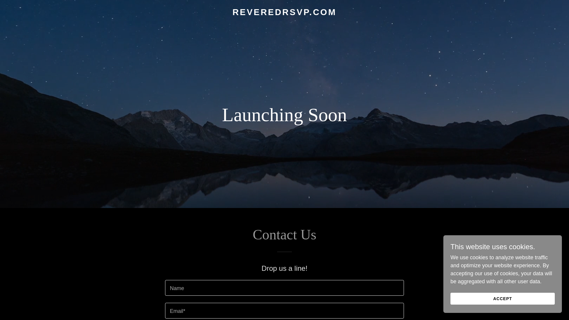 website screenshot of https://reveredrsvp.com/