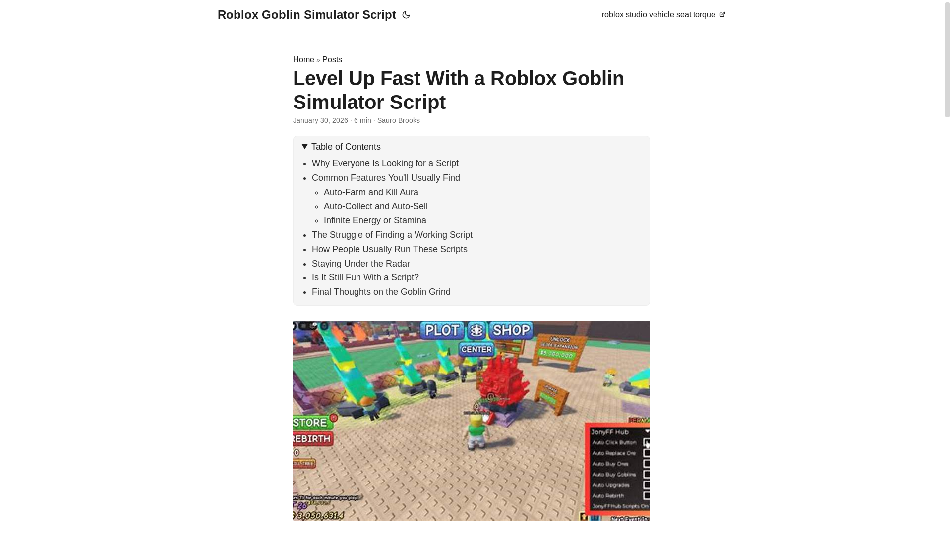 website screenshot of https://roblox-goblin-simulator-script.pages.dev/