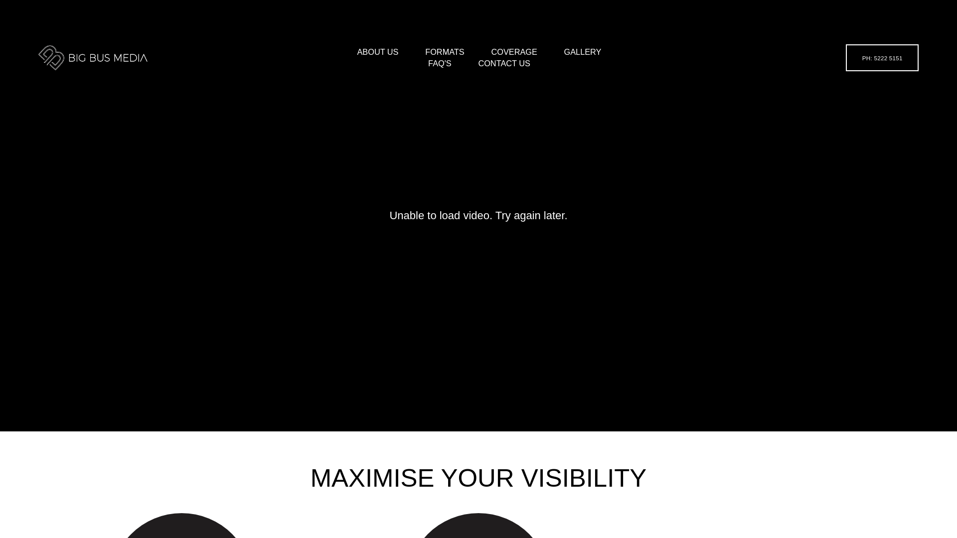 website screenshot of https://busmediaaustralia.com/