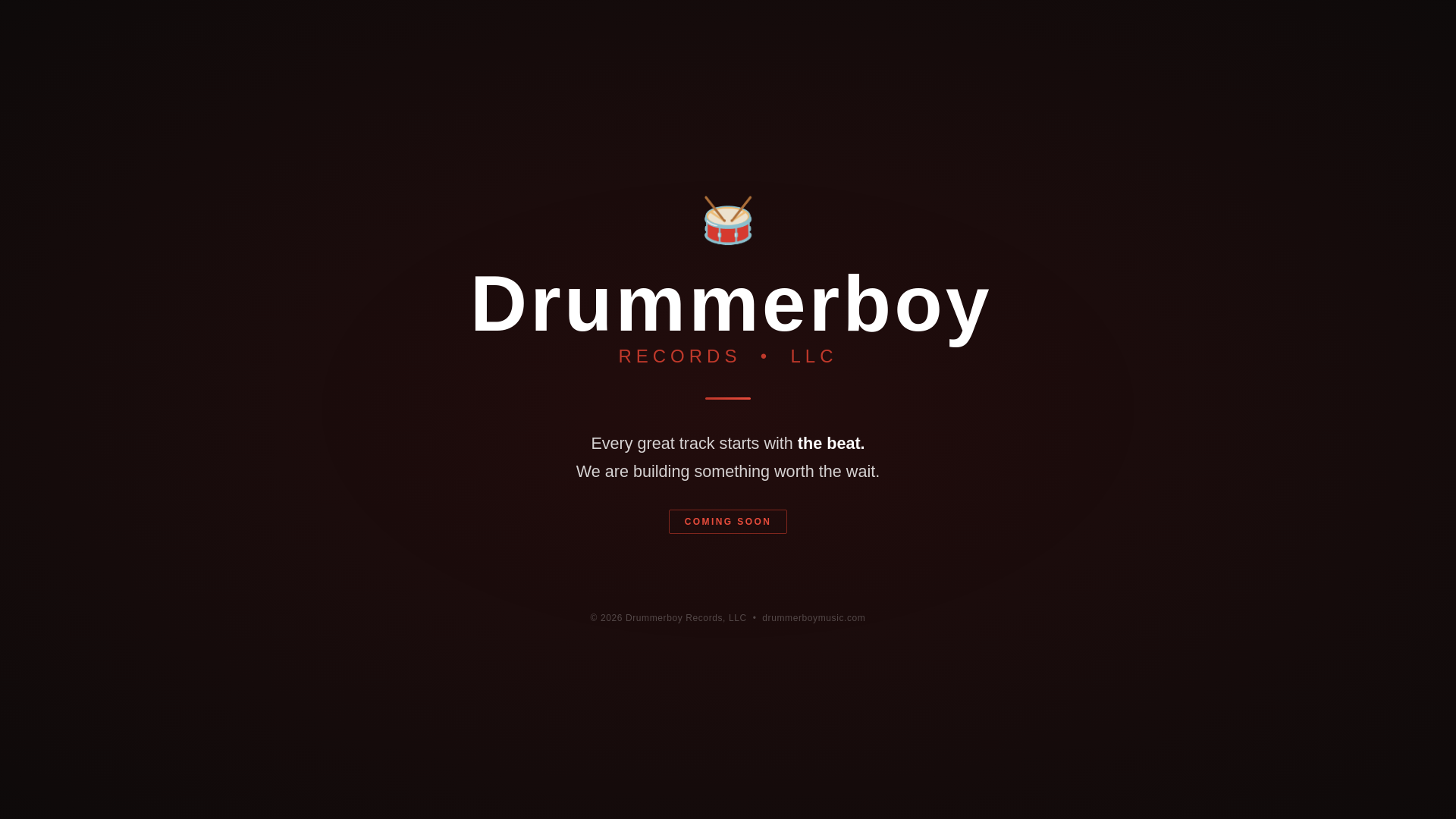 website screenshot of https://drummerboymusic.pages.dev/