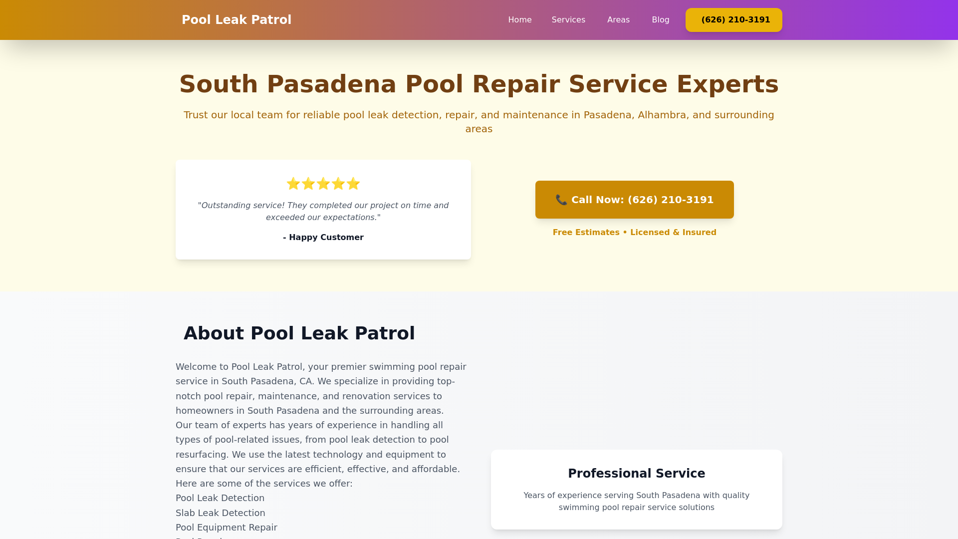 website screenshot of https://poolinspectorsouthpasadena.pages.dev/