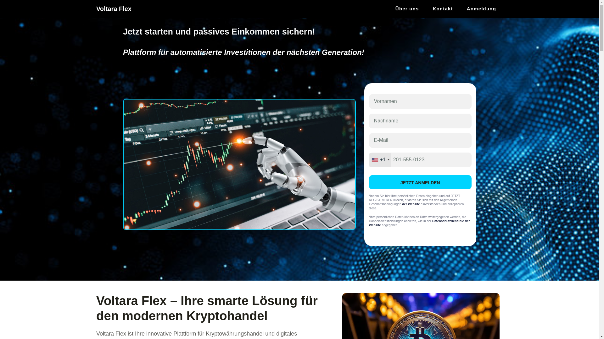 website screenshot of https://voltaraflexapp.de/