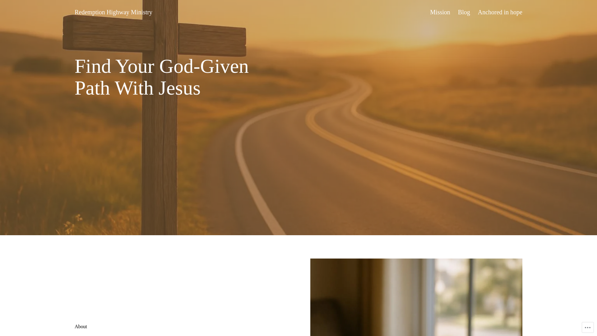website screenshot of https://tiffanyredemptionhwyministry.org/