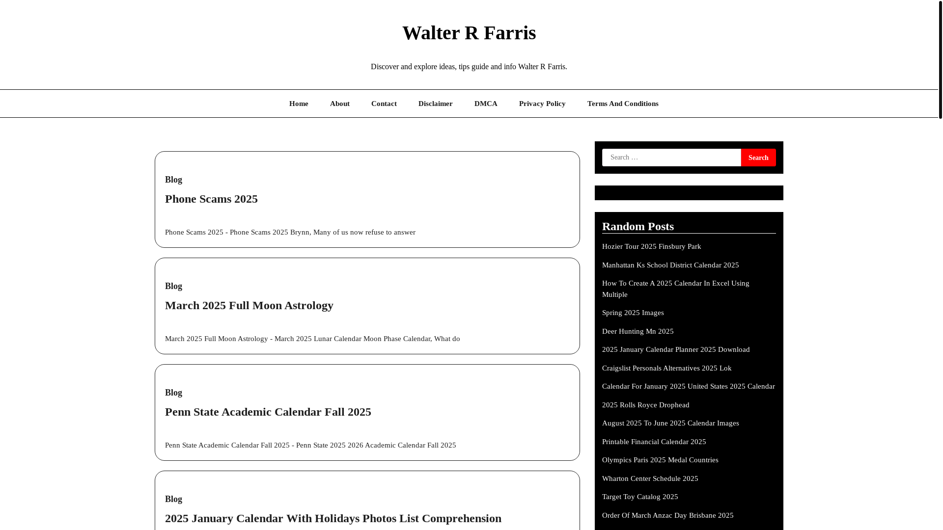 website screenshot of https://walterrfarrisr.pages.dev/
