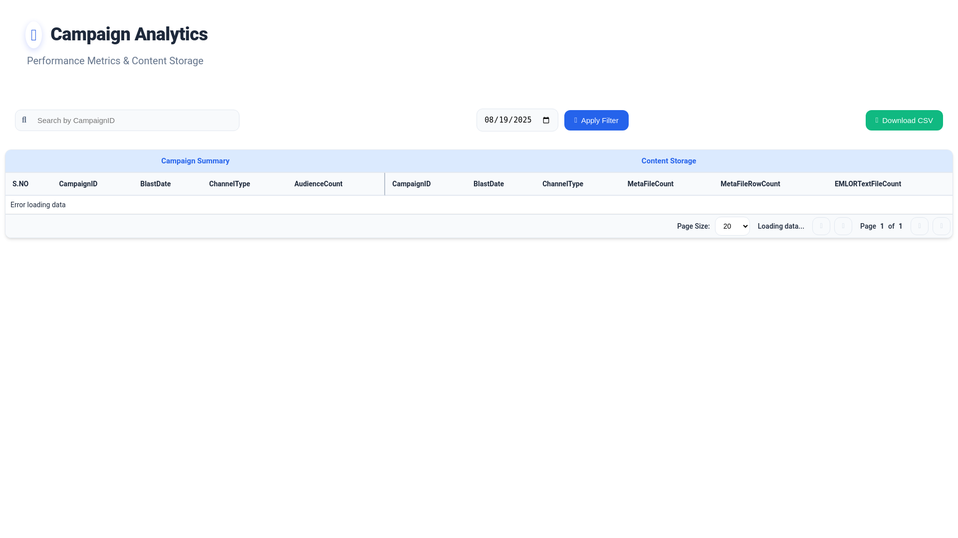 website screenshot of https://campaigndash.pages.dev/