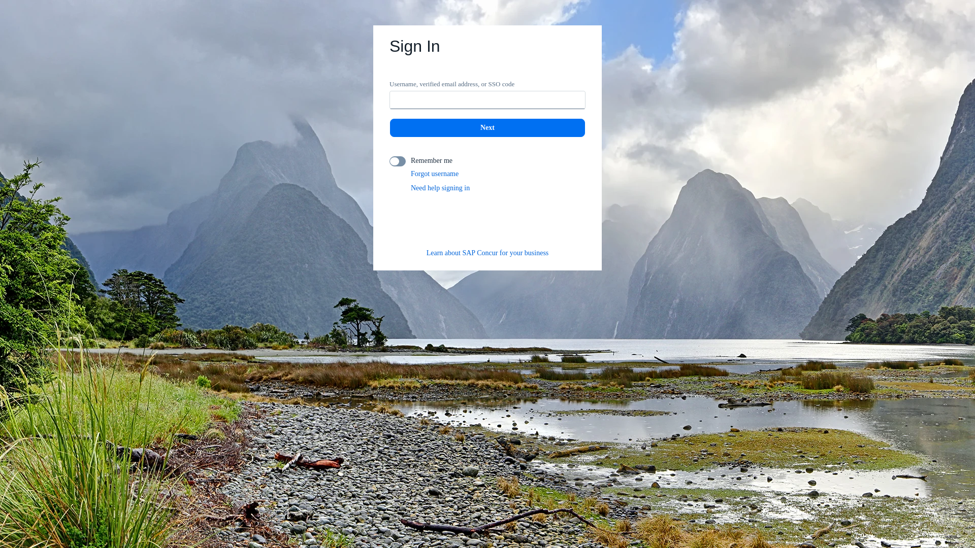 website screenshot of https://www.concursolutions.com/