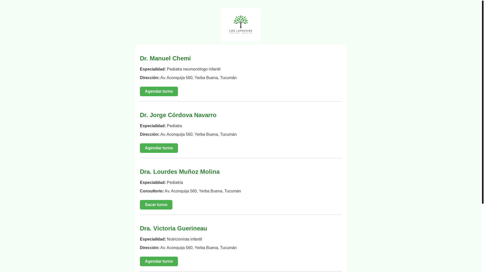 website screenshot of https://loslapachosyb.com.ar/