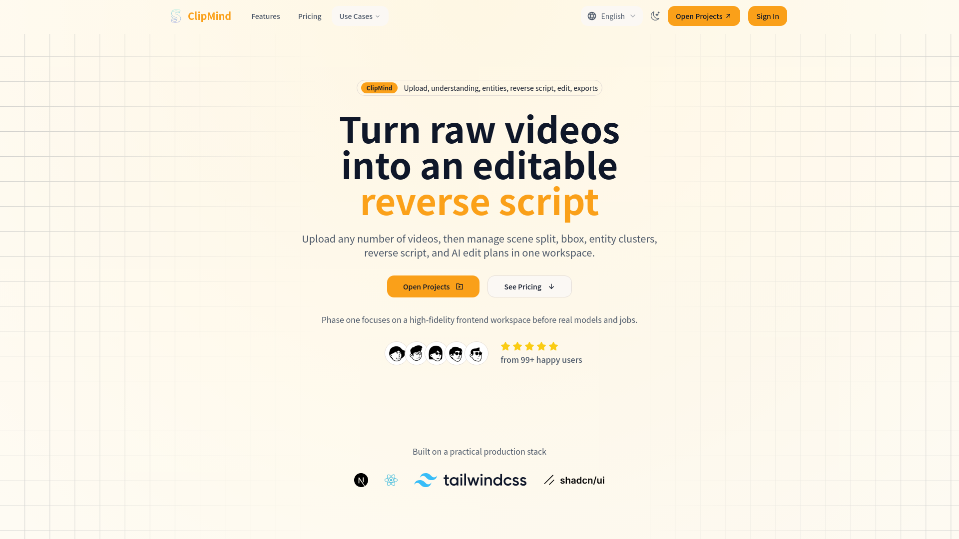 website screenshot of https://clipmind-dev.pages.dev/