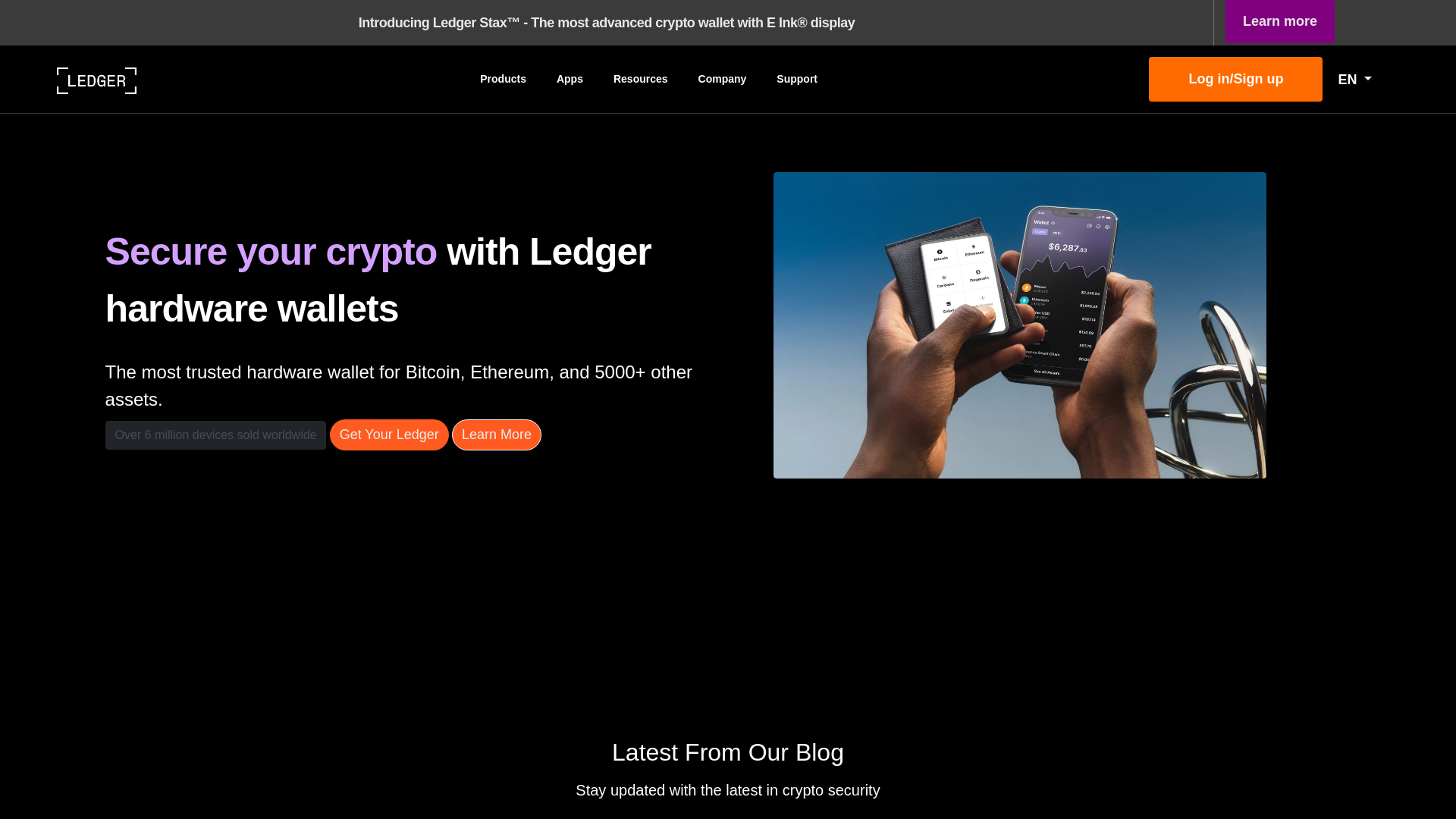 website screenshot of https://hardware-support-ledgerlivecdn-uk.vercel.app