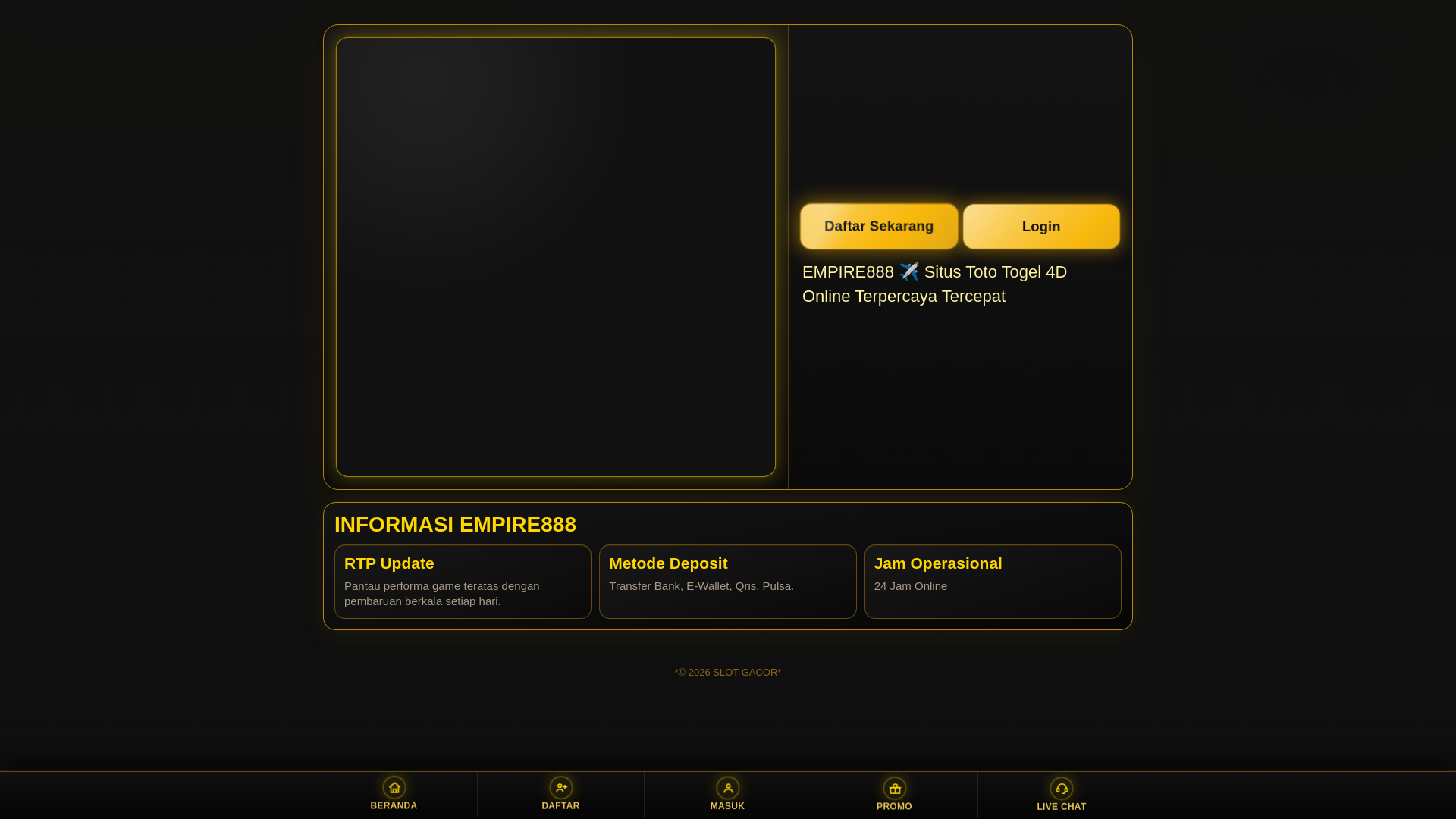 website screenshot of https://empire888-deltitechbrands.pages.dev/