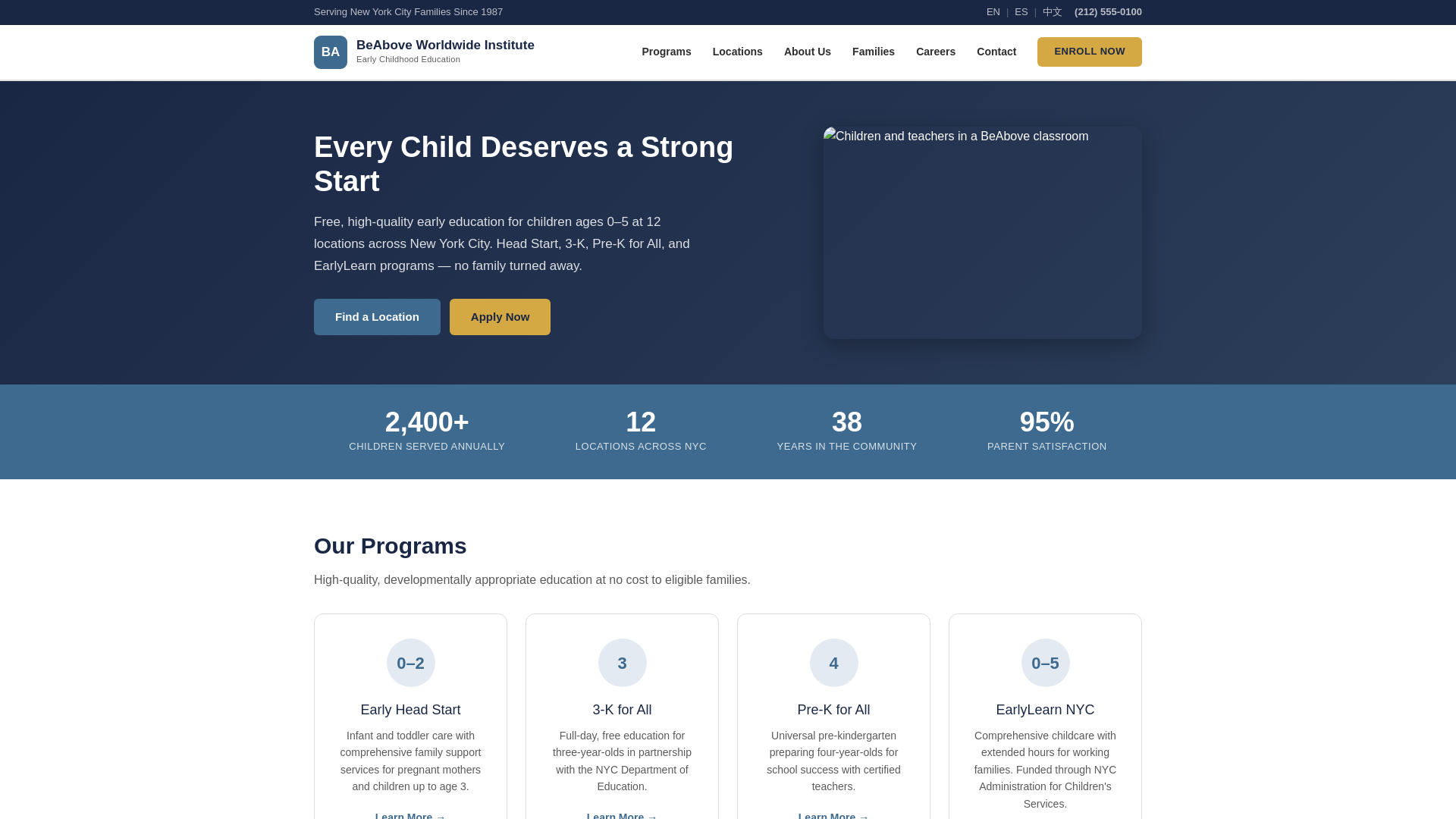website screenshot of https://beabove-main-website.pages.dev/