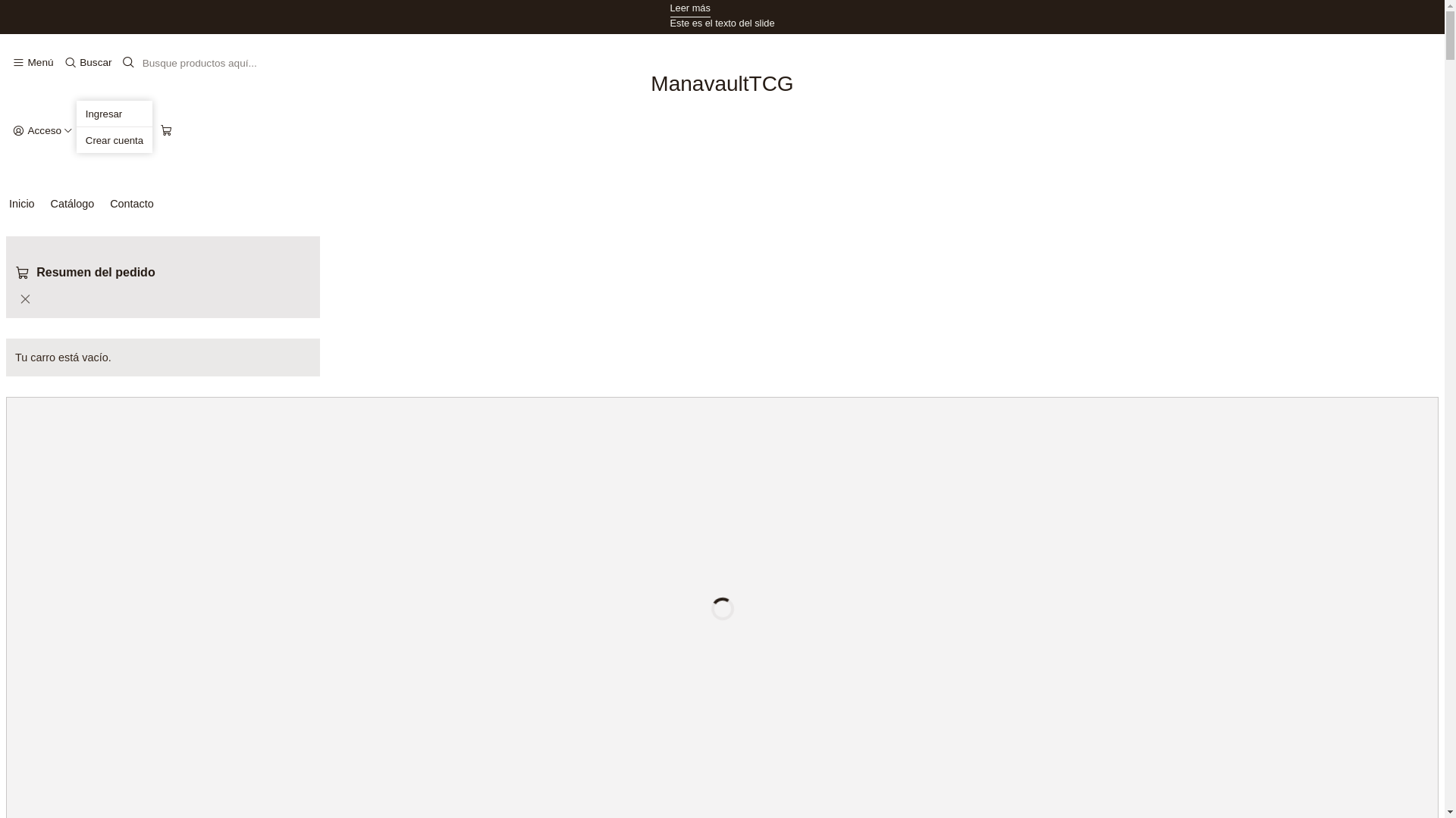 website screenshot of https://manavault.cl/