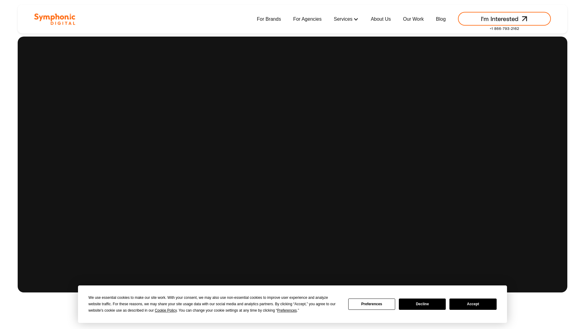 website screenshot of https://trustedsymphonicdigital.info/