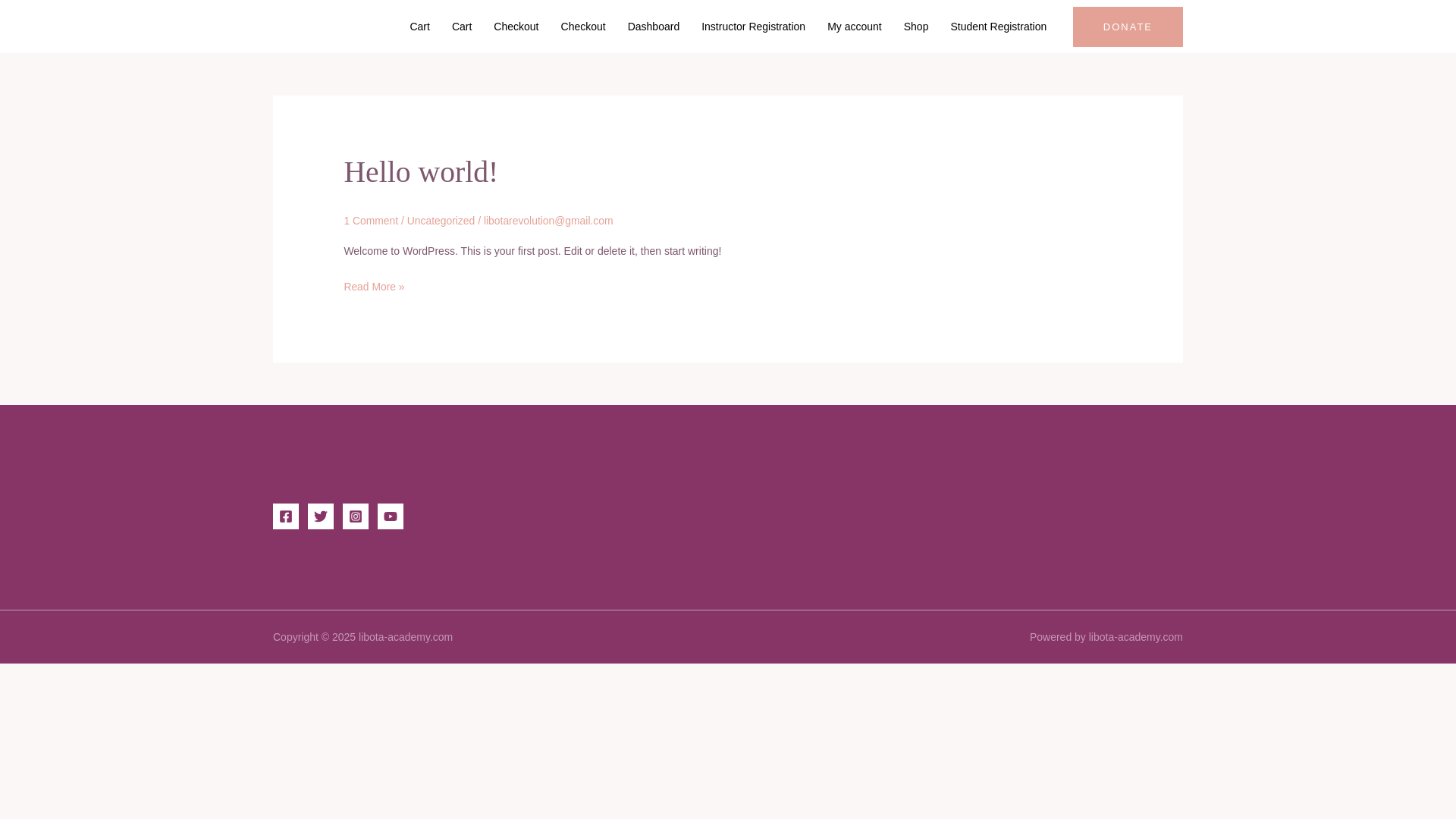 website screenshot of https://libota-academy.com/
