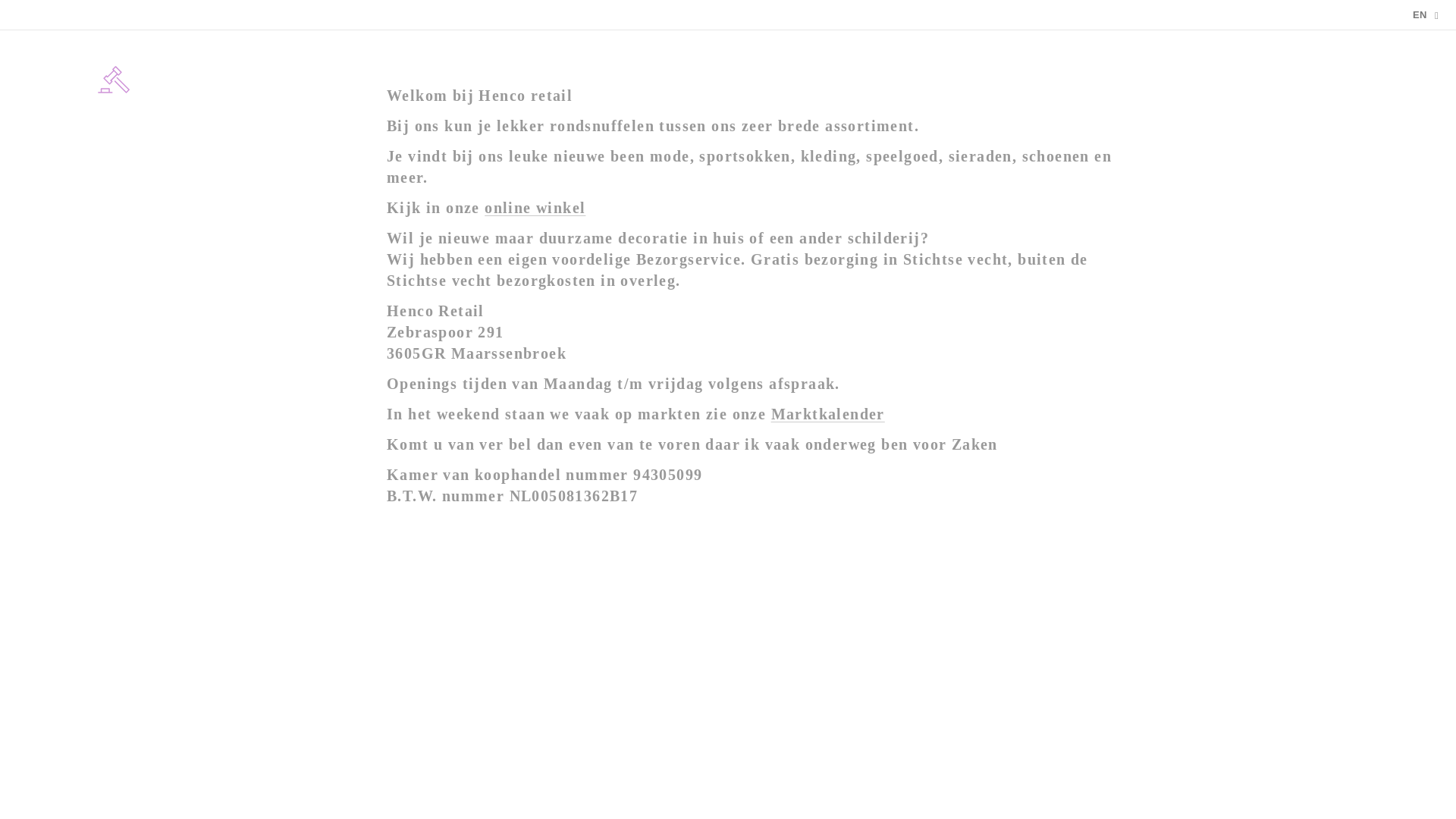 website screenshot of https://bezorgserviceveilingen.nl/