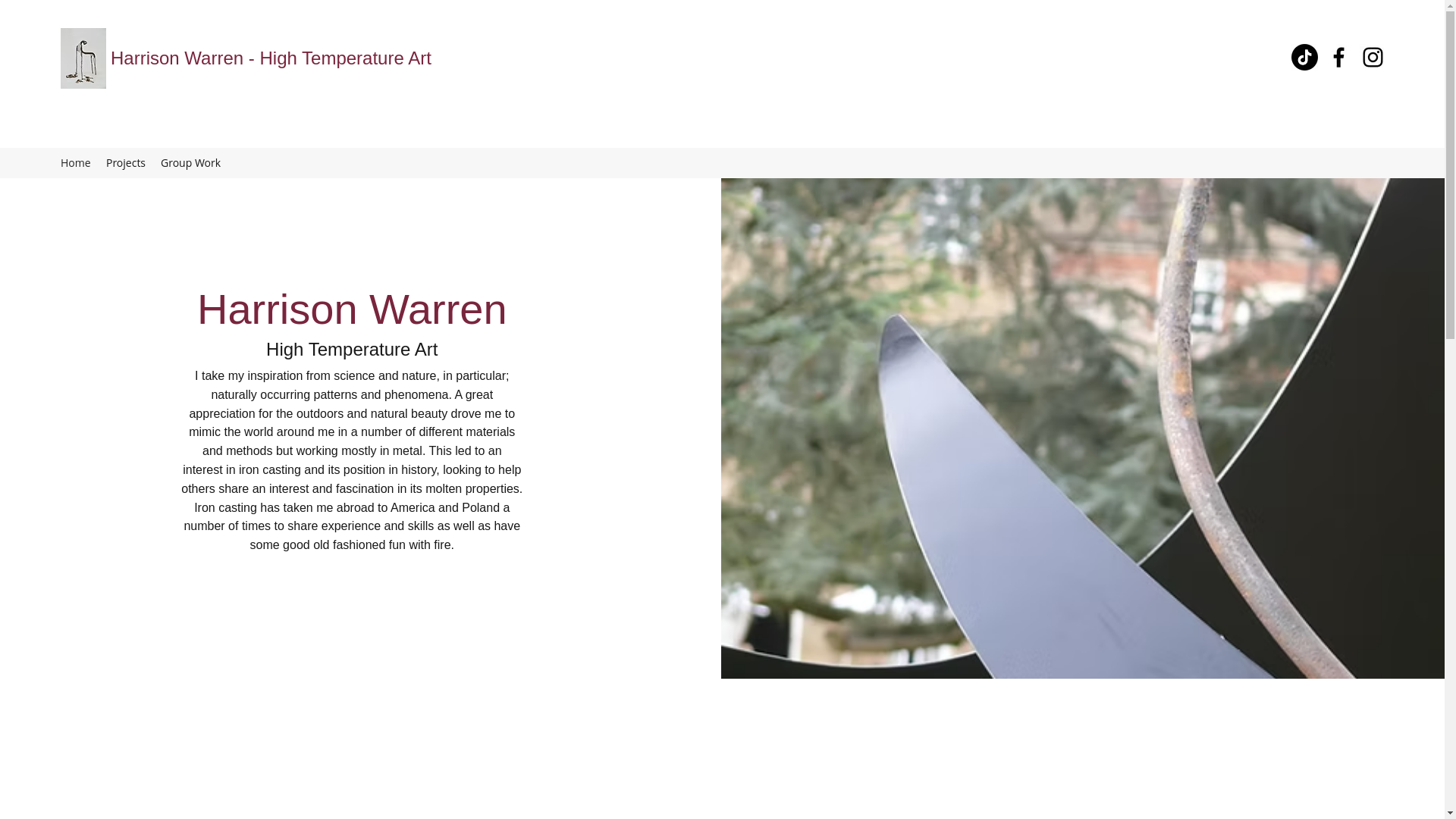 website screenshot of https://harrison-warren.com/