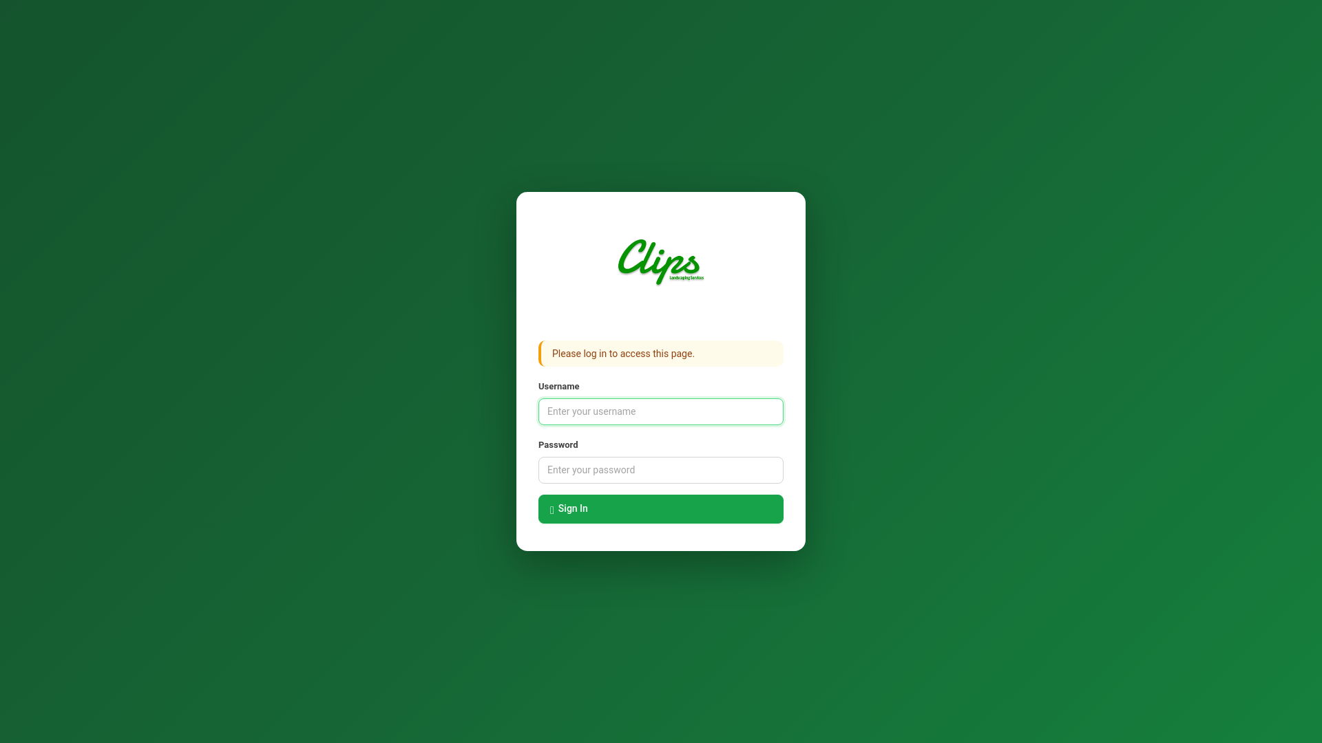 website screenshot of https://clipsmanagement.com/