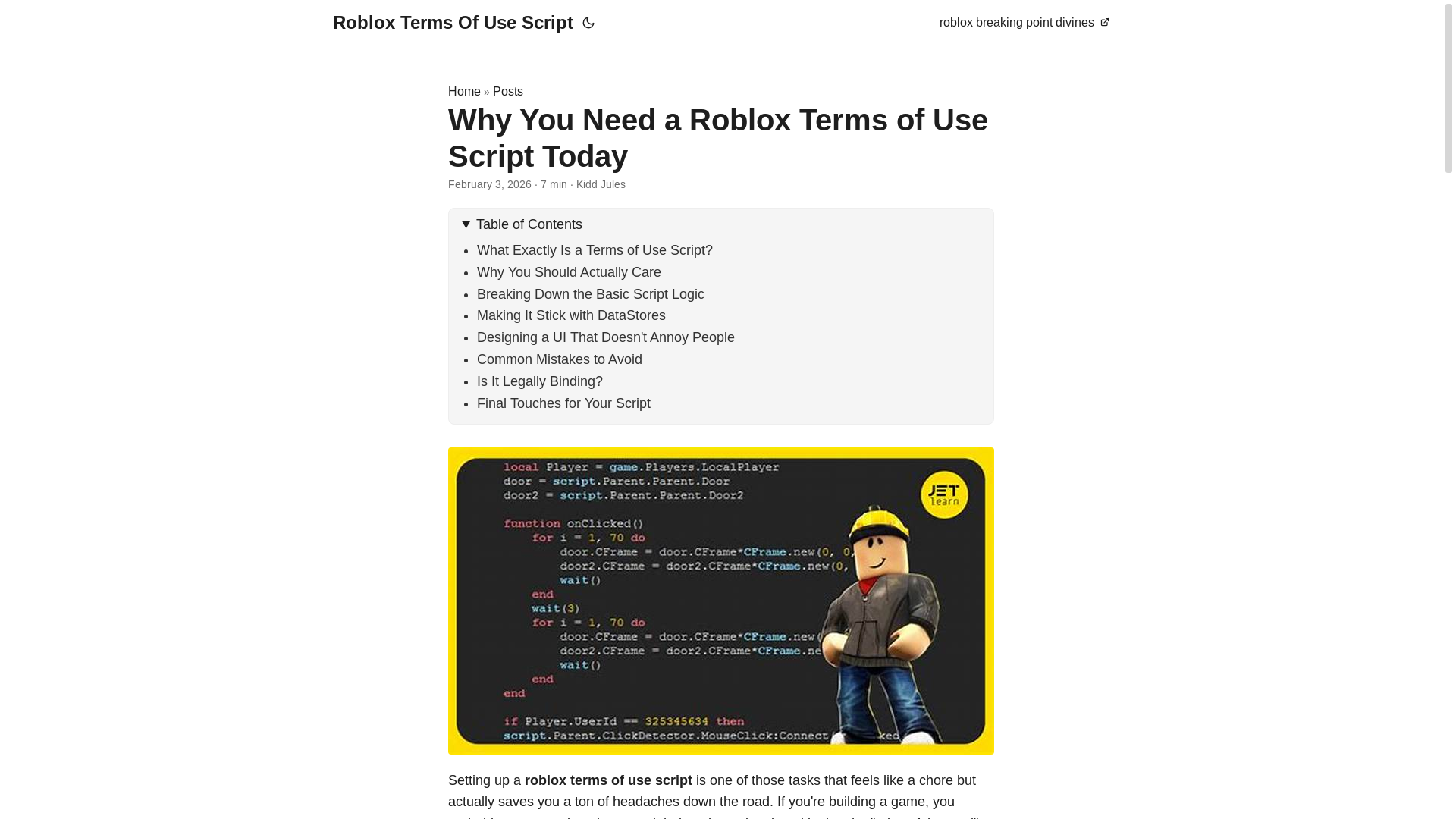 website screenshot of https://roblox-terms-of-use-script.pages.dev/