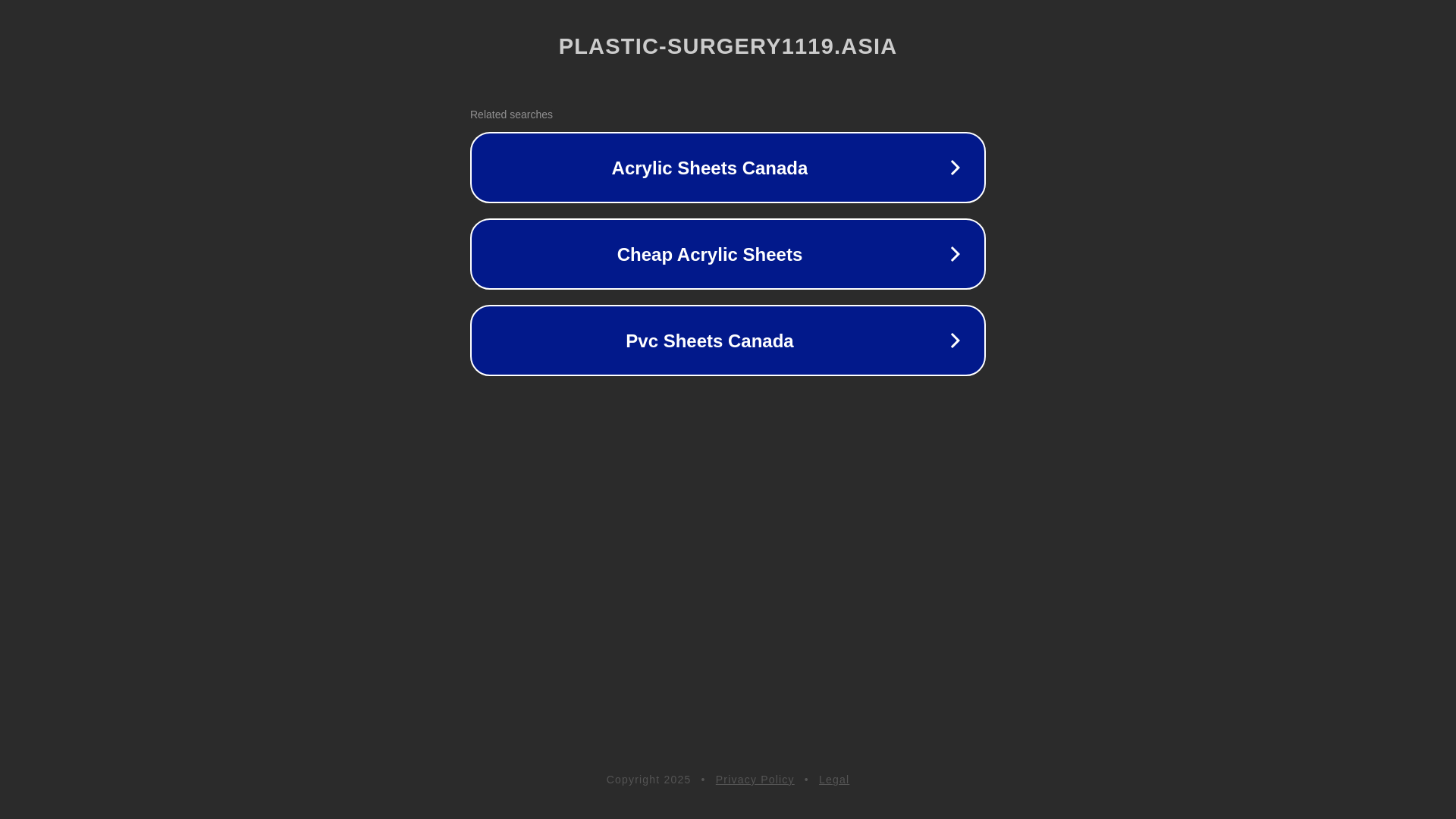 website screenshot of https://plastic-surgery1119.asia/