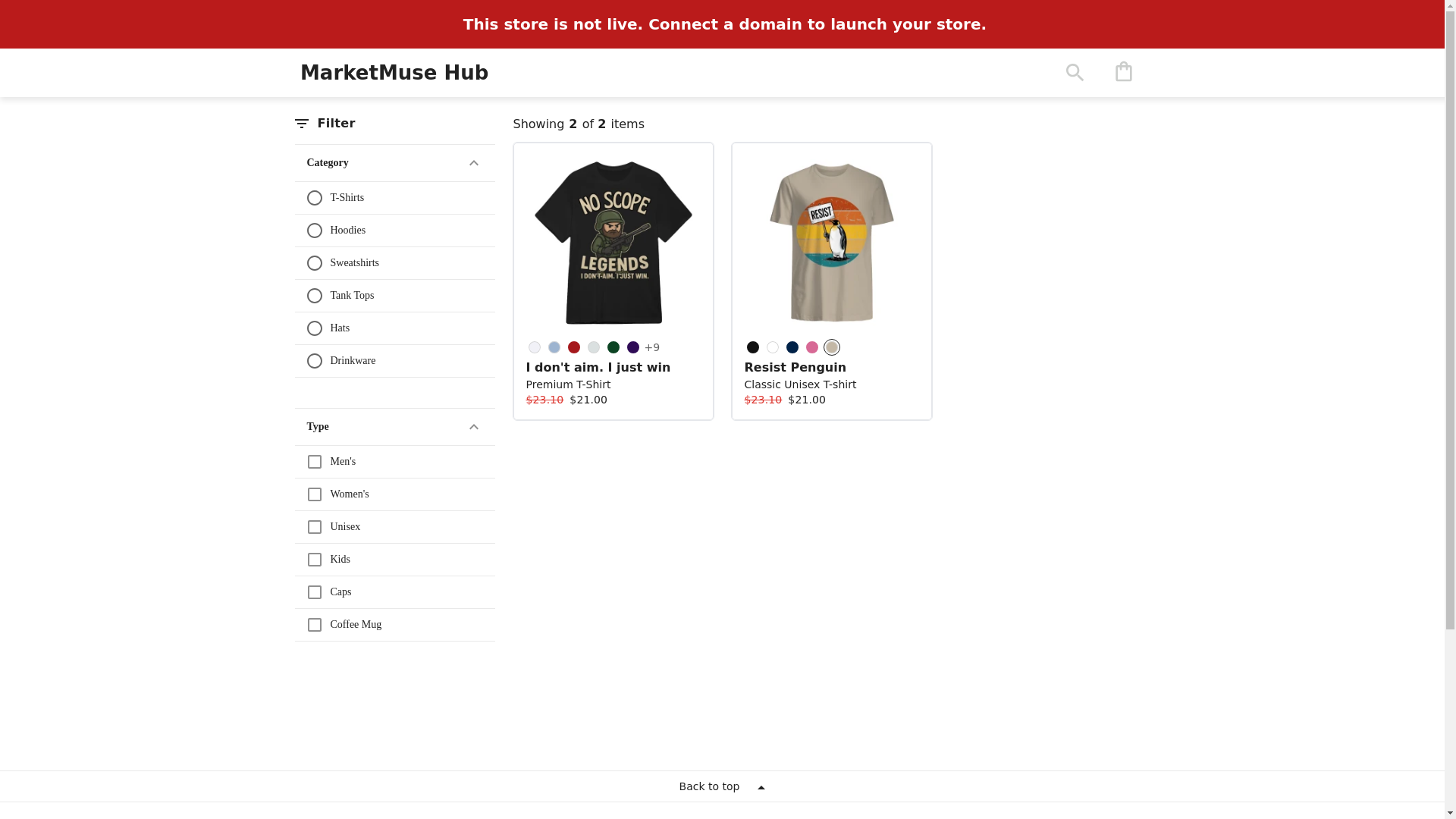 website screenshot of https://teepora.com/