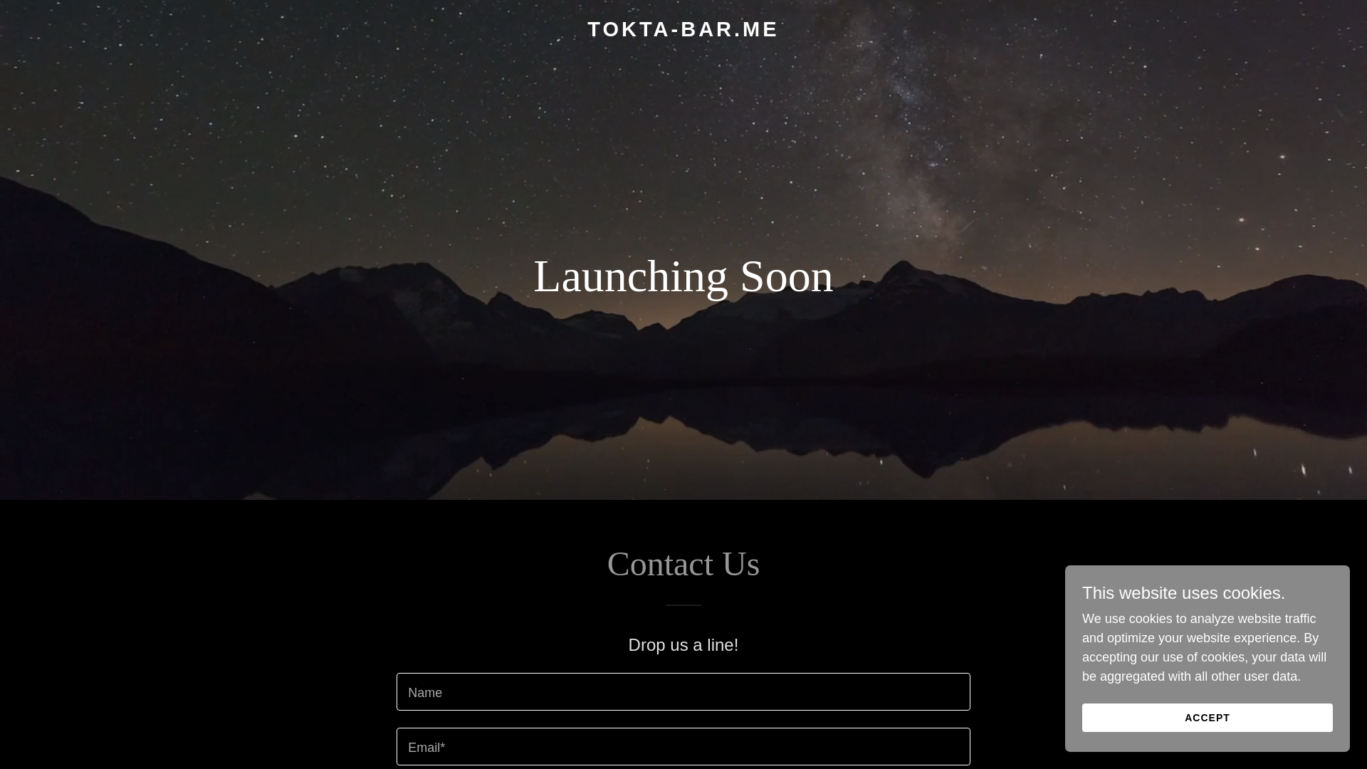 website screenshot of https://tokta-bar.me