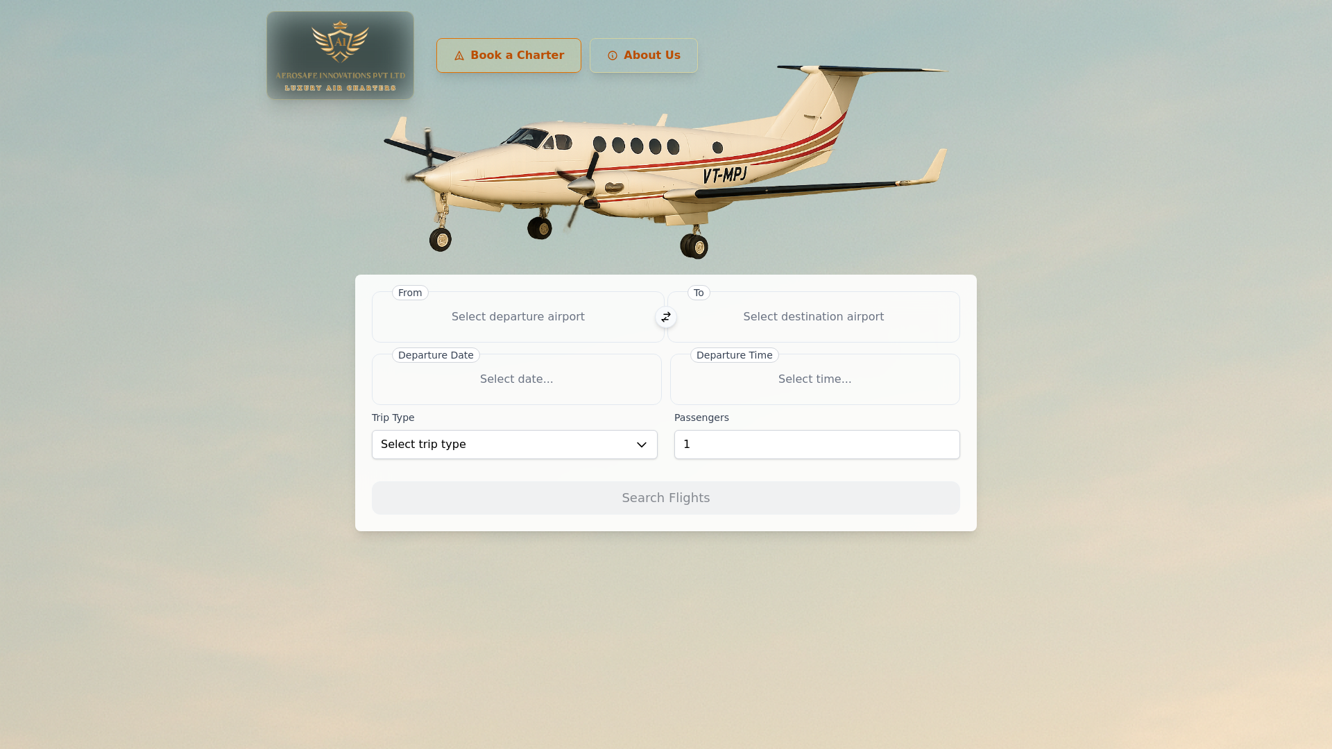 website screenshot of https://flyai-frontend.pages.dev/