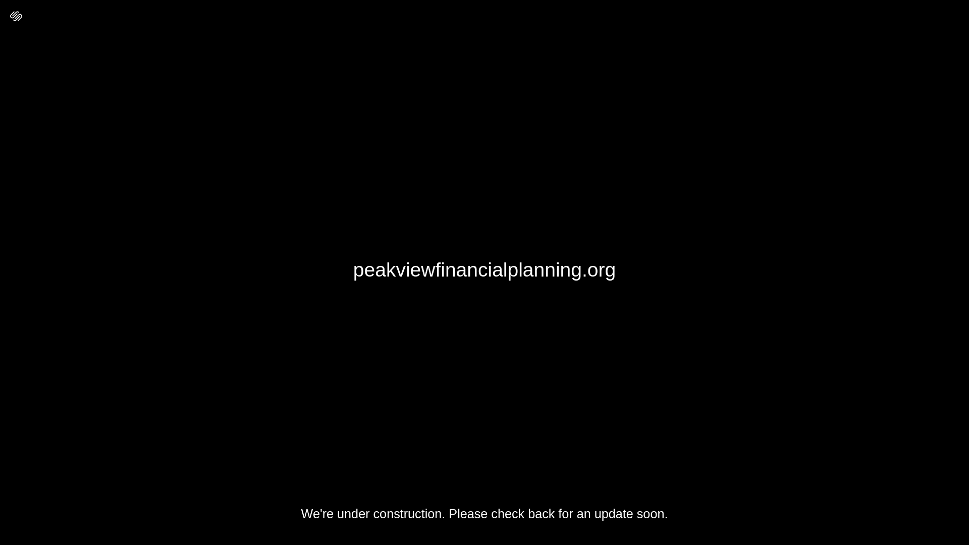 website screenshot of https://peakviewfinancialplanning.org/