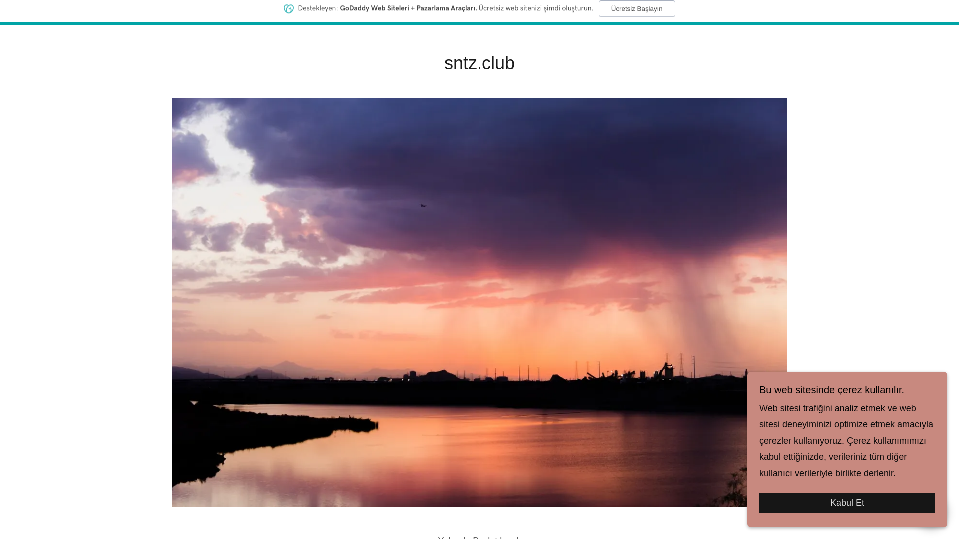 website screenshot of https://sntz.club/