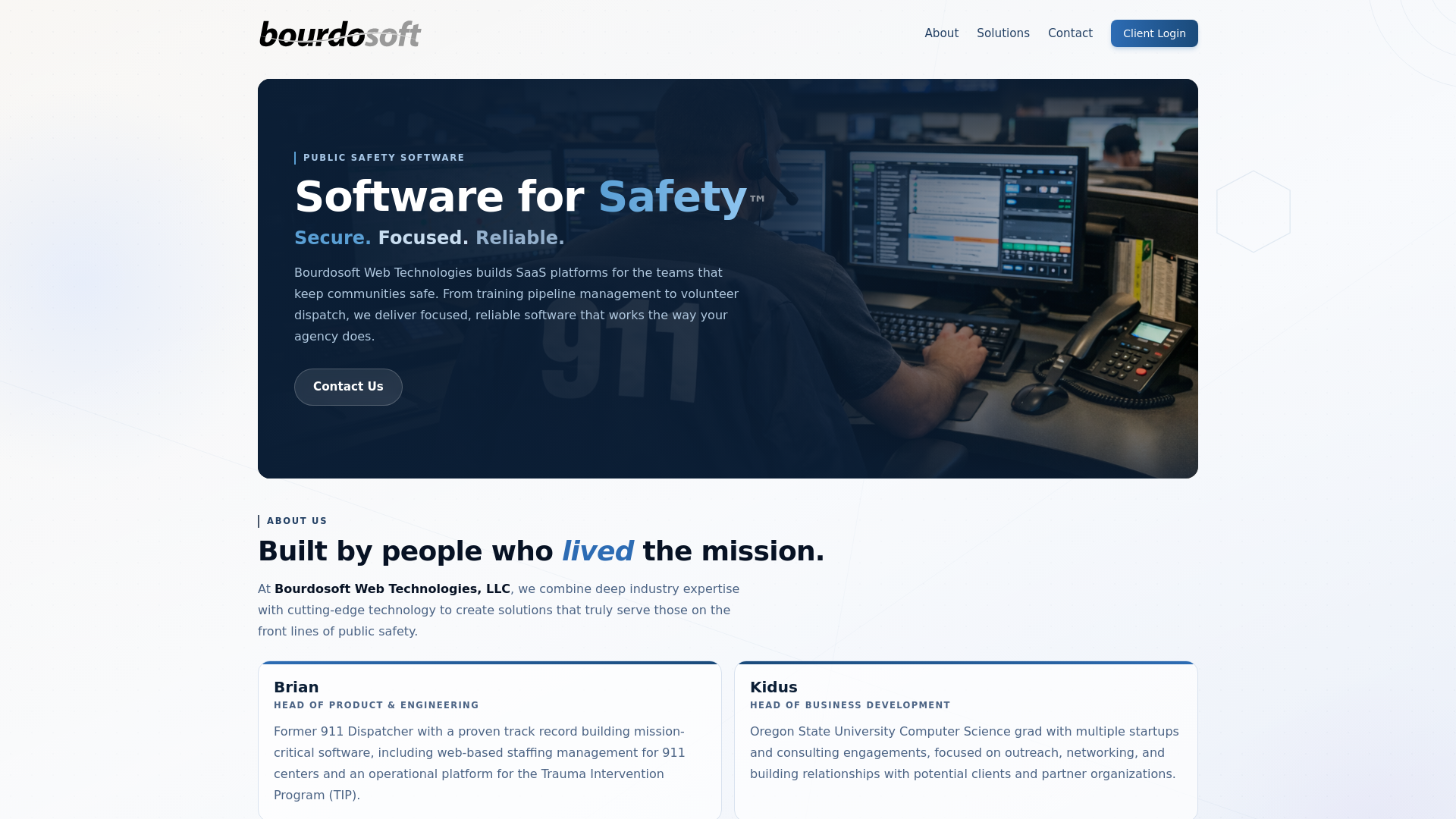 website screenshot of https://bourdosofthomecc.pages.dev/