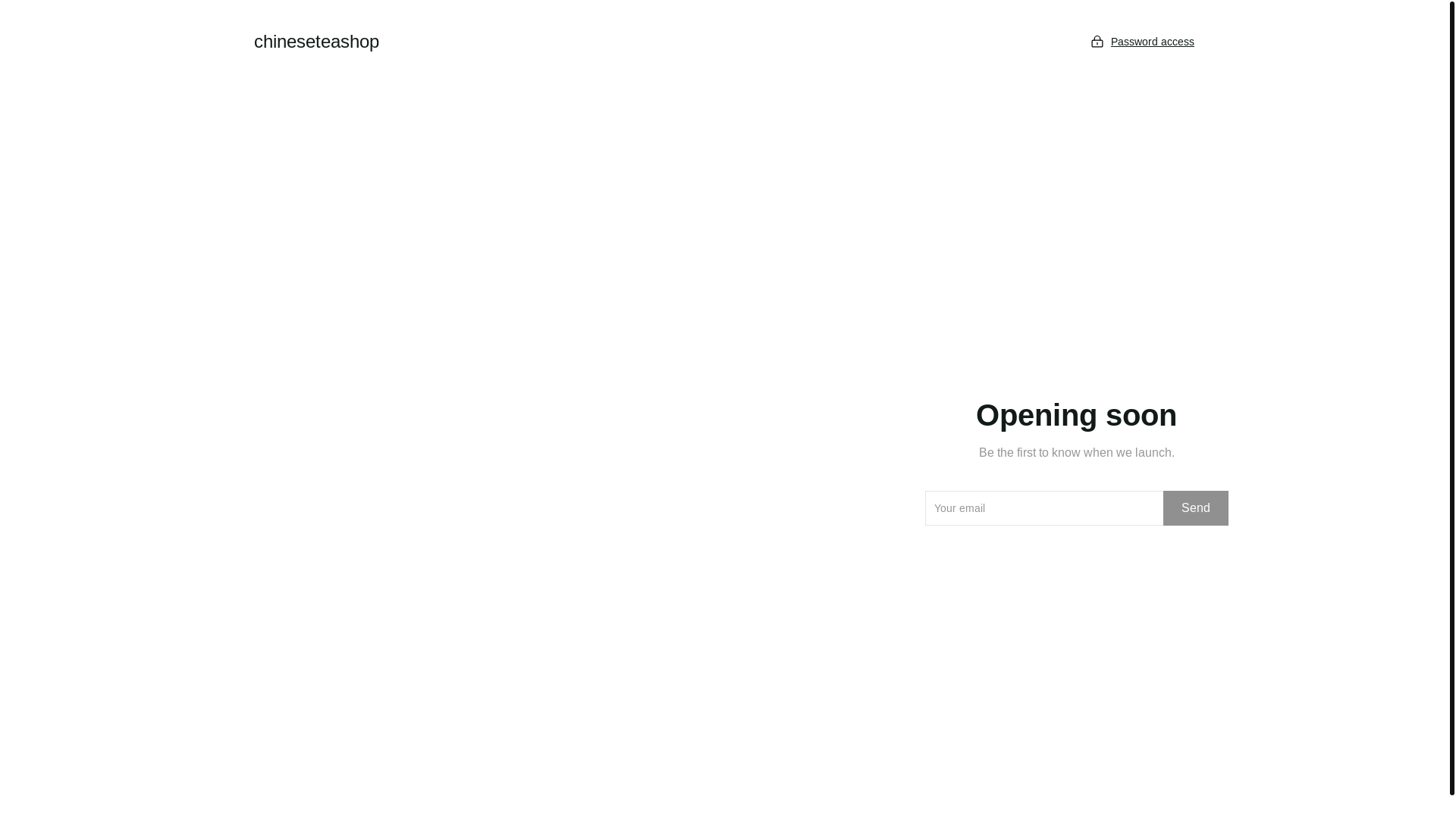 website screenshot of https://thechinesetea.shop/