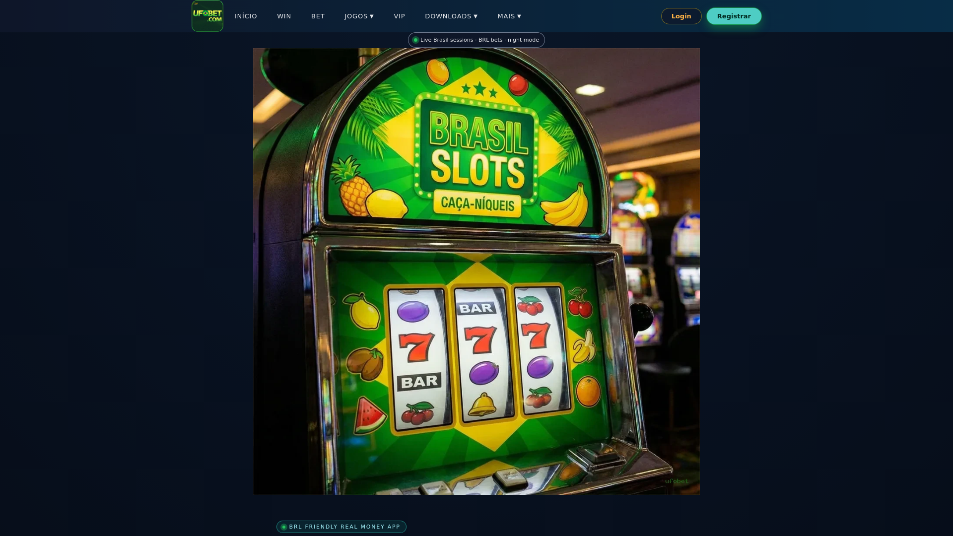 website screenshot of https://ufobetsl.com/