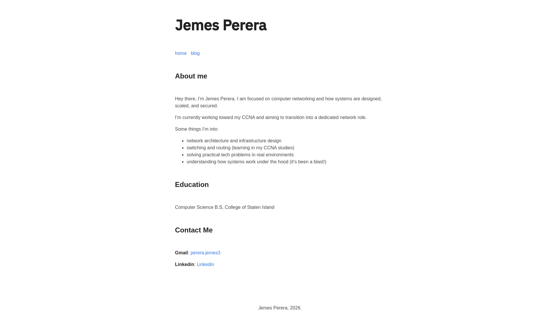 website screenshot of https://jemesperera.com