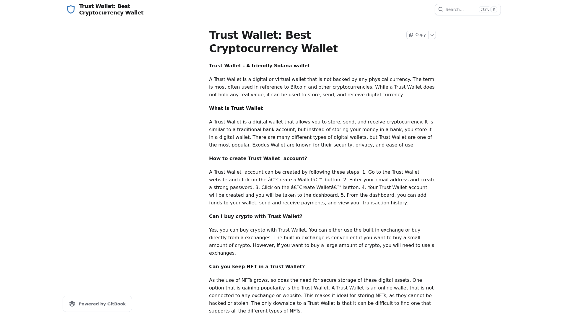 website screenshot of https://trust-un-wlautg.gitbook.io