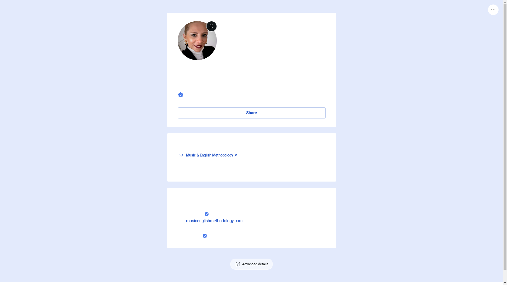 website screenshot of https://musicenglishmethodology.bio/