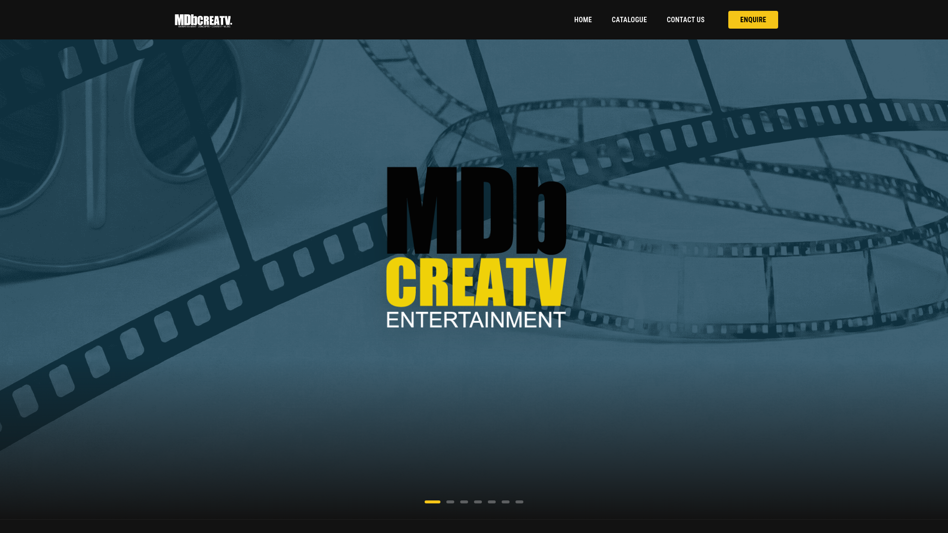 website screenshot of https://mdbcreatv.pages.dev/
