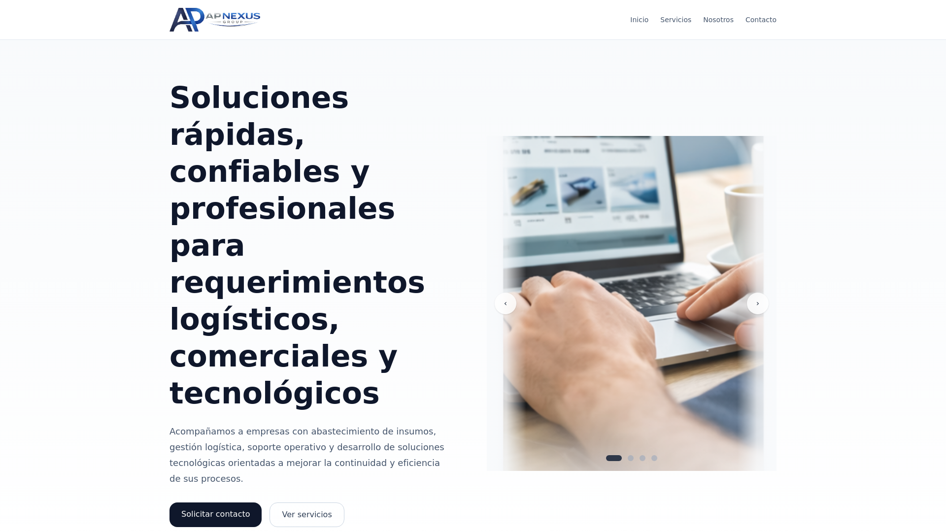 website screenshot of https://apnexusgroup-landing.pages.dev/