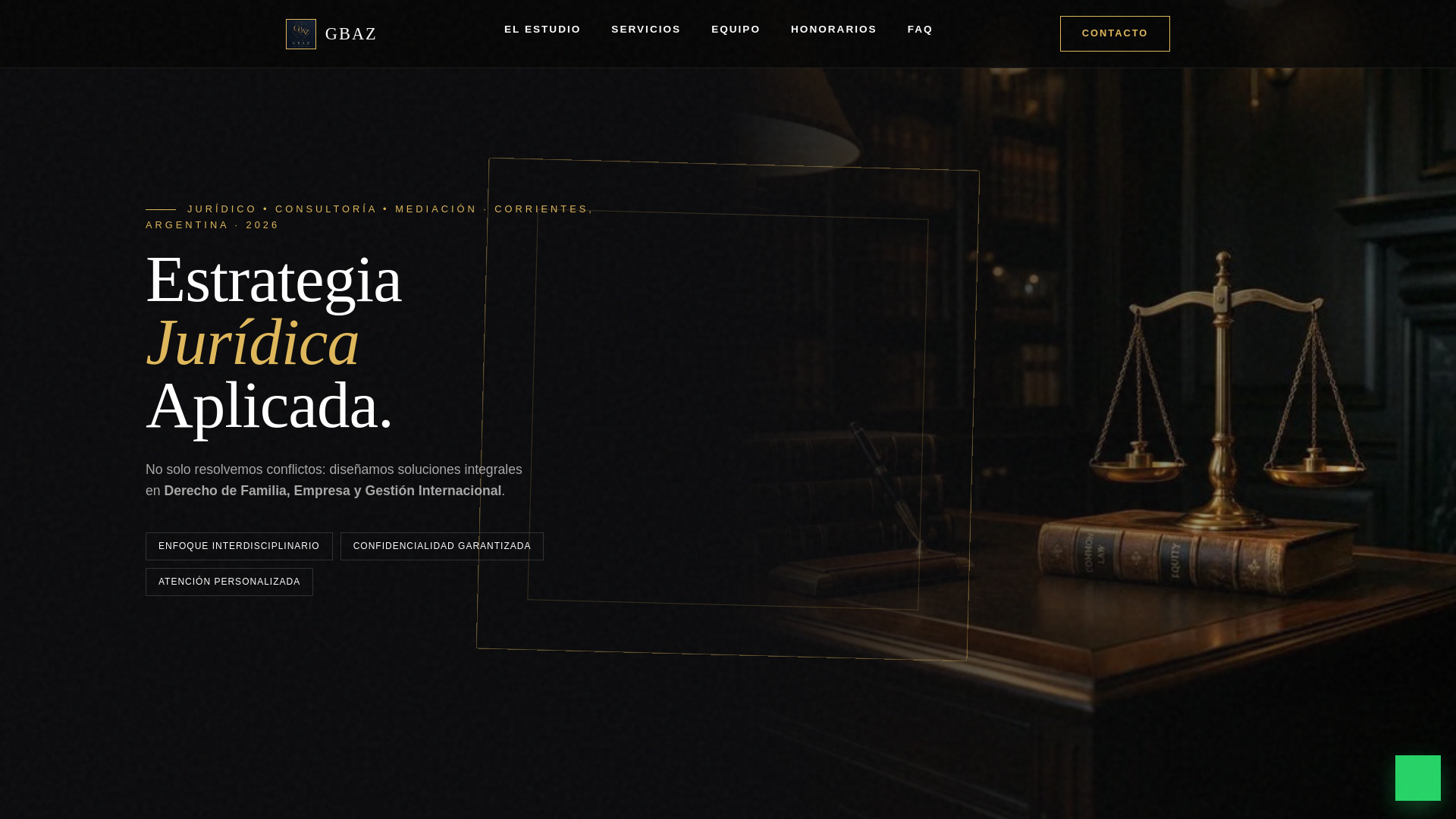 website screenshot of https://estudiogbaz.com.ar/