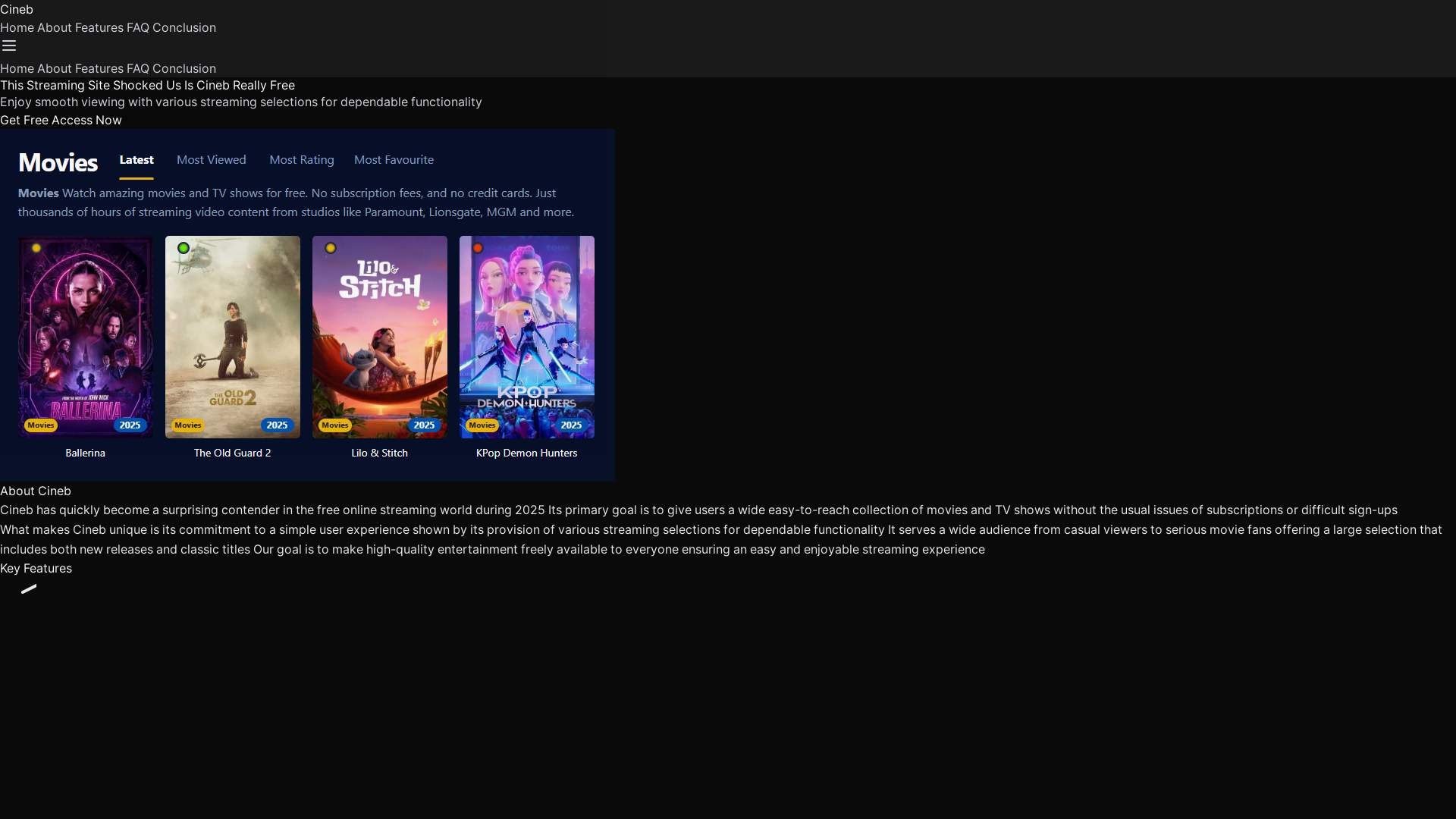 website screenshot of https://cineb-608f.pages.dev/