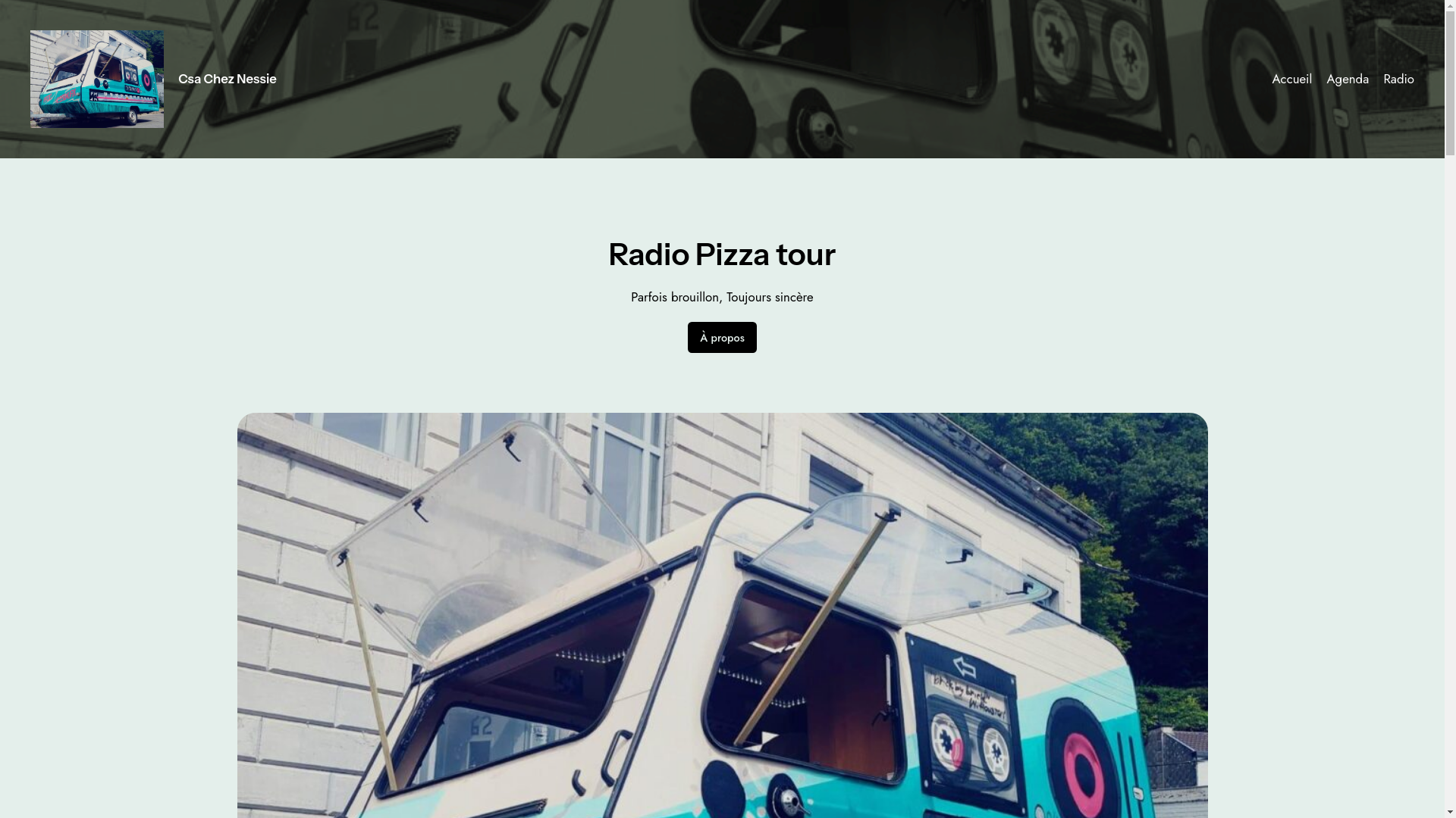 website screenshot of https://csa-cheznessie.be/