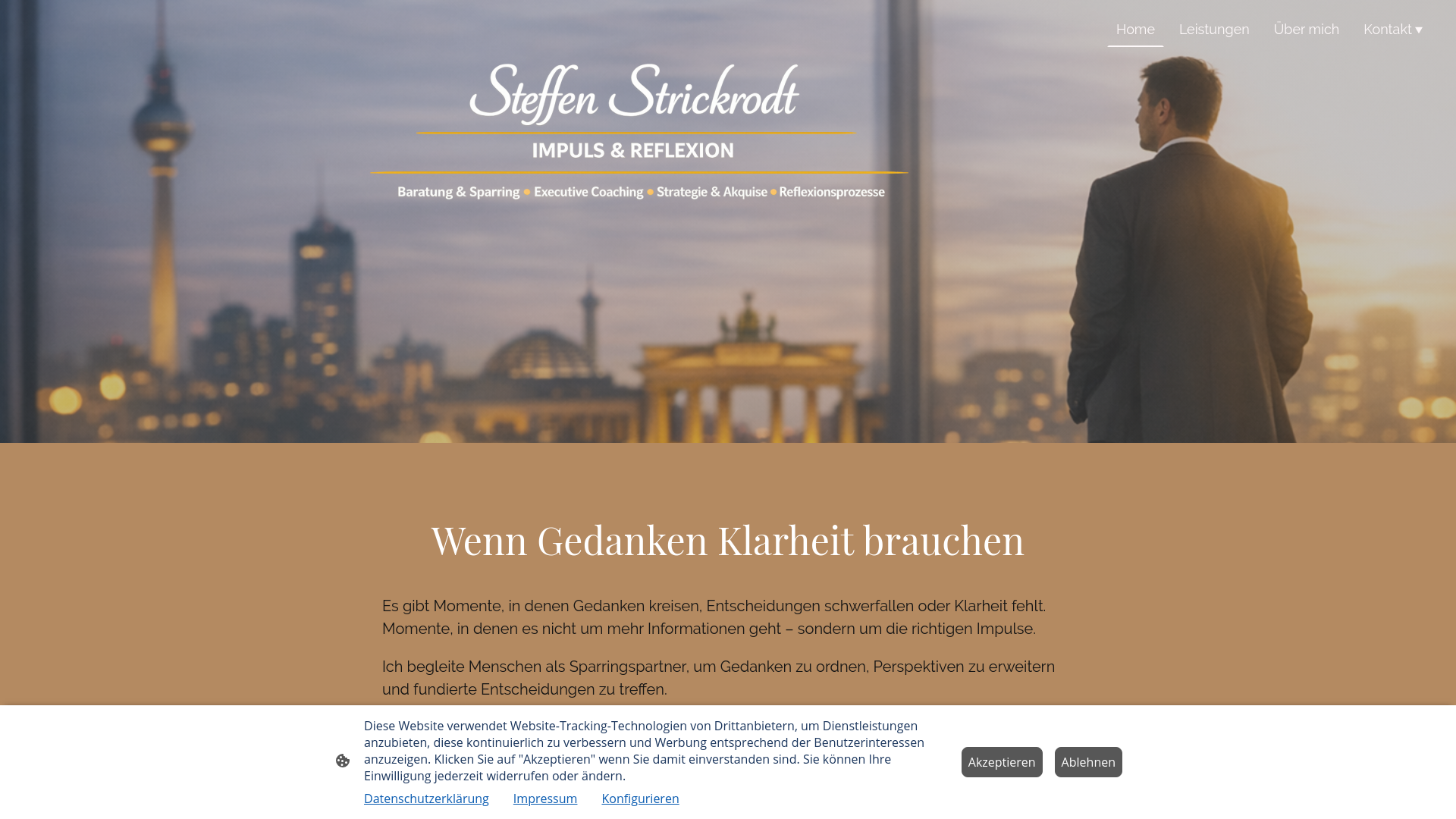 website screenshot of https://steffen-strickrodt.de