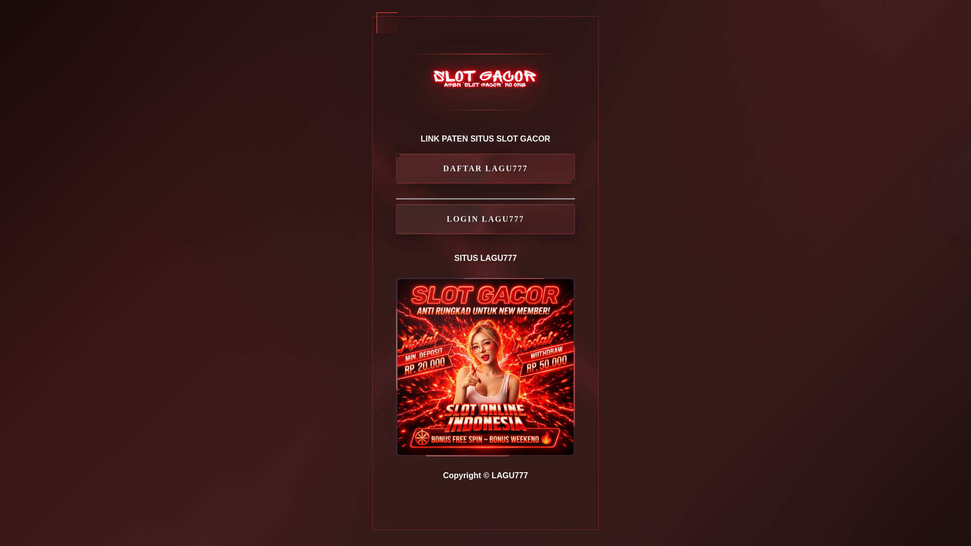 website screenshot of https://lagu777-crypto.pages.dev/