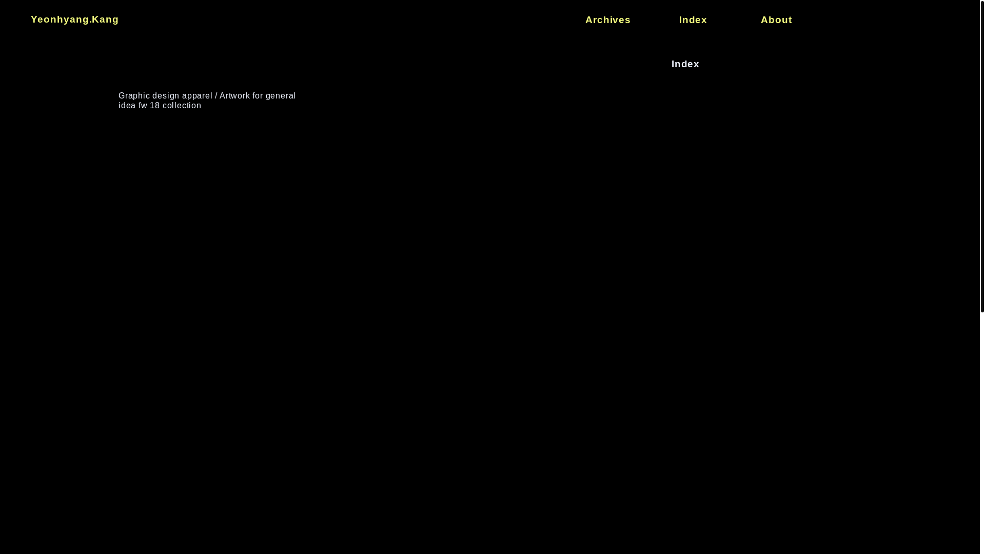 website screenshot of https://yeonhyangkang.work/