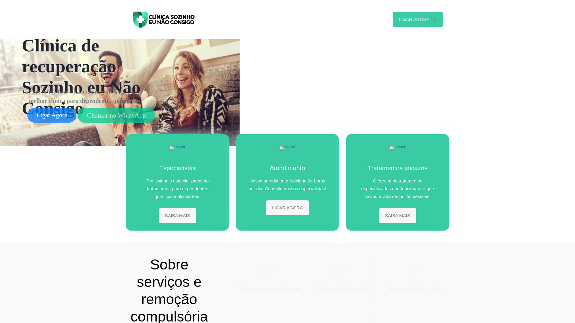 website screenshot of https://sozinhonaoconsigo.com.br/