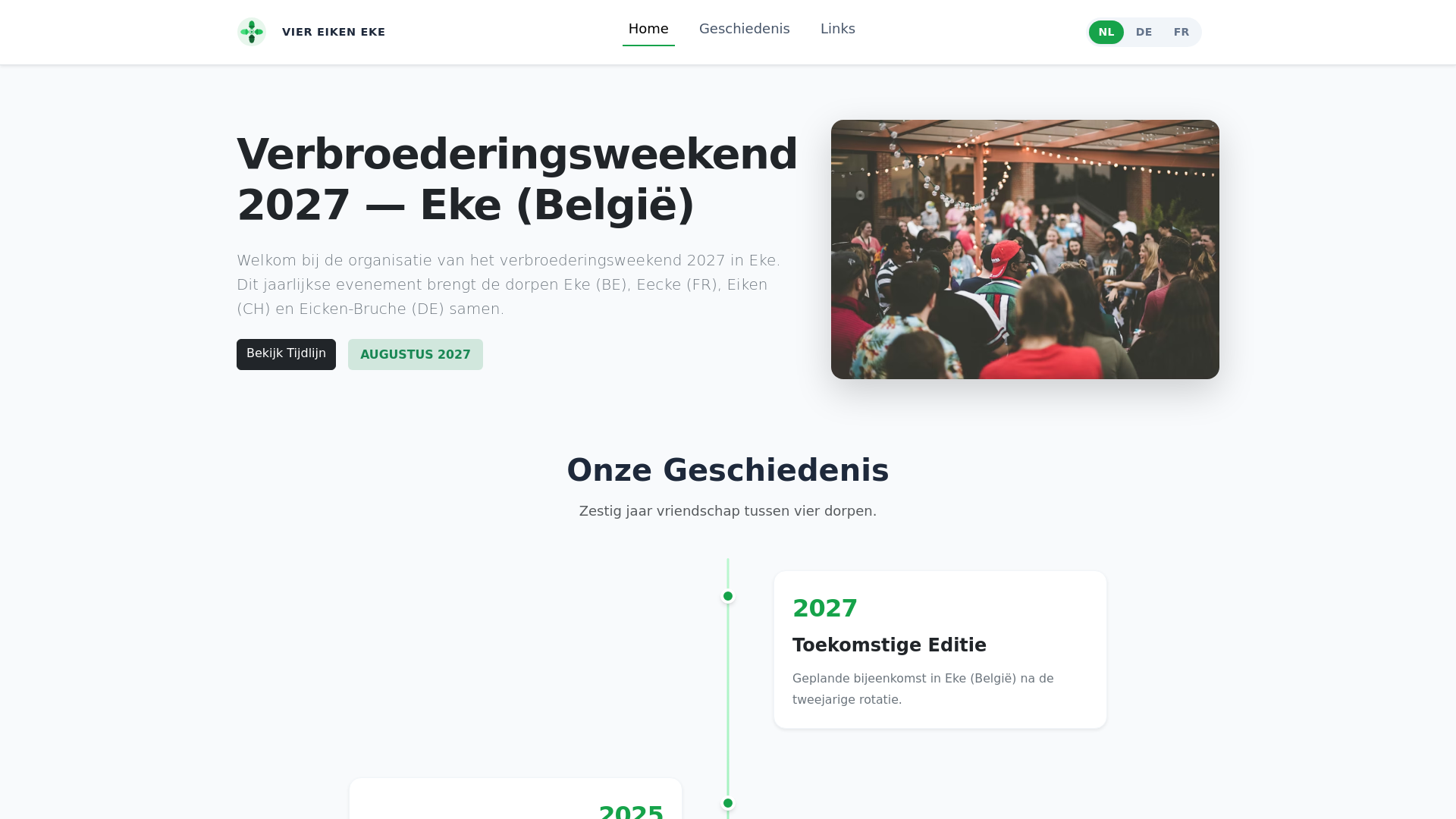 website screenshot of https://vier-eiken-eke.pages.dev/