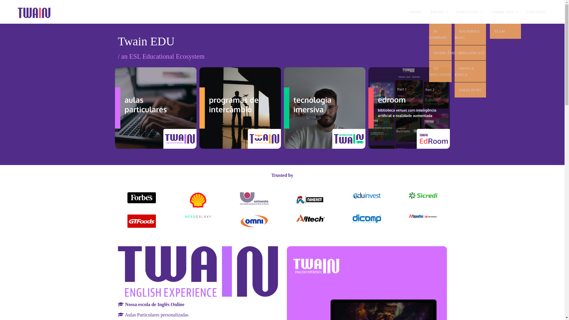 website screenshot of https://twain-site.pages.dev/