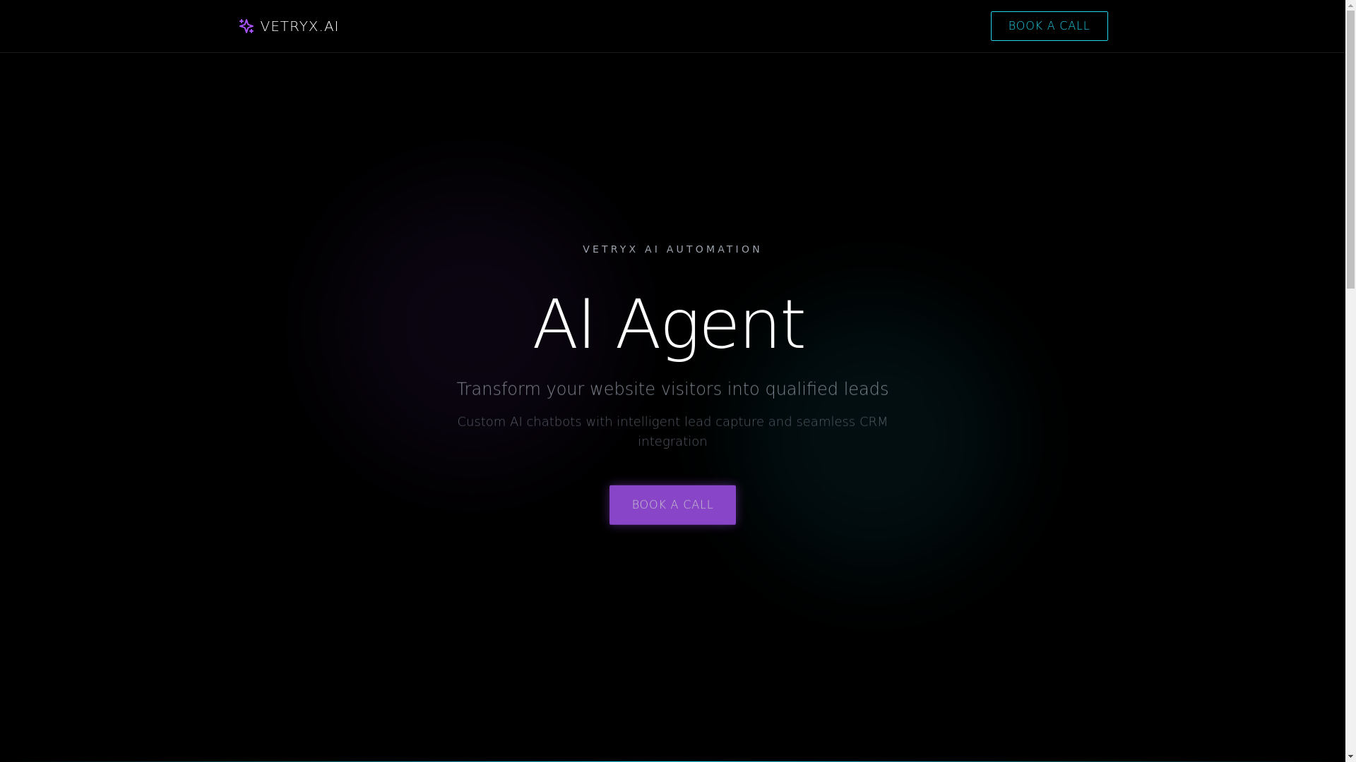 website screenshot of https://tryvetryxai.com/