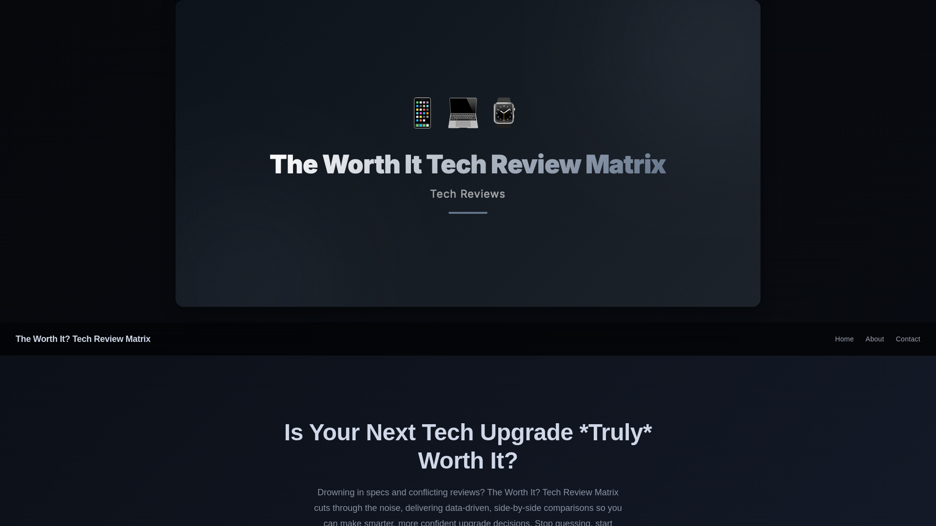 website screenshot of https://gadgetrivals.com/