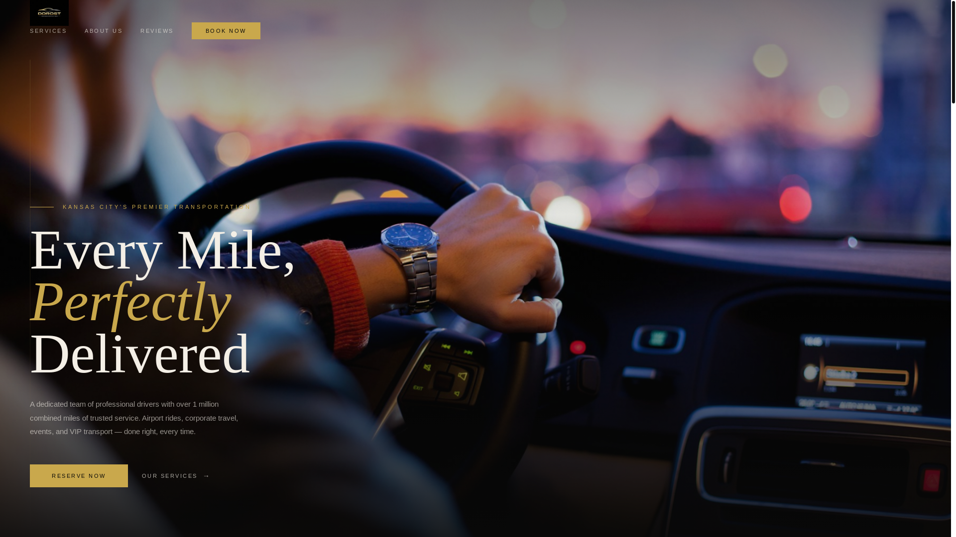 website screenshot of https://dorosttransportation.com/