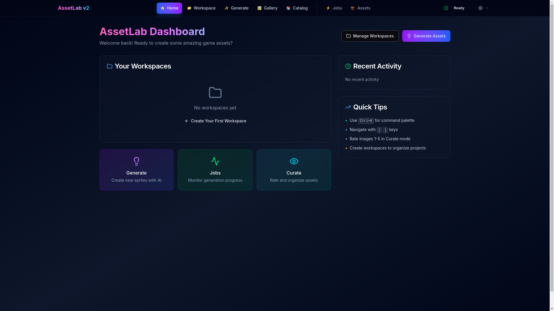 website screenshot of https://assetlabv2.pics/